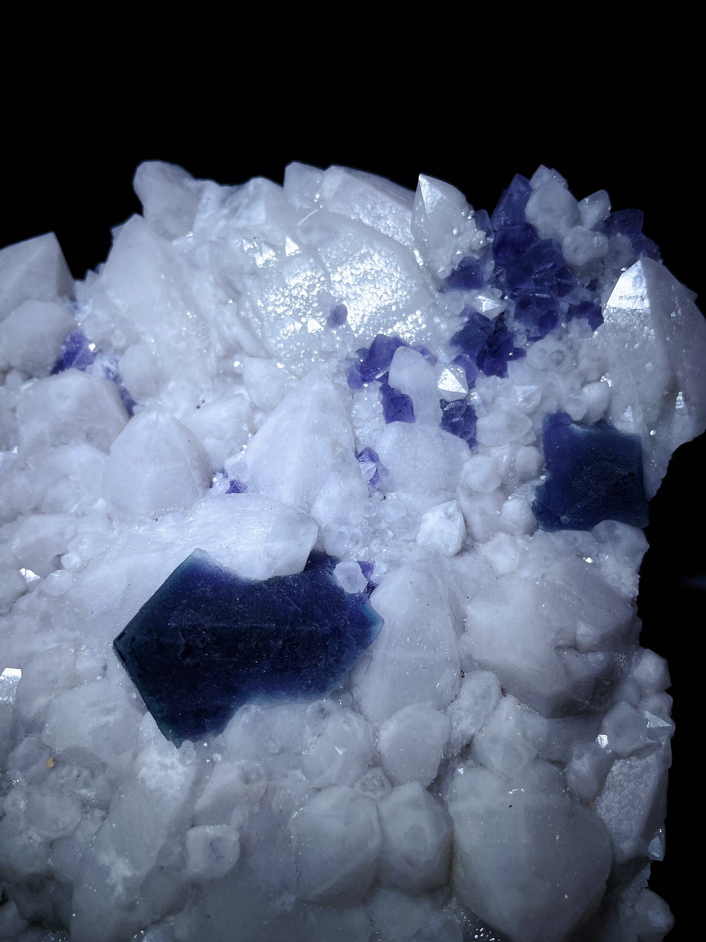 candle quartz with fluorite origin Inner Mongolia