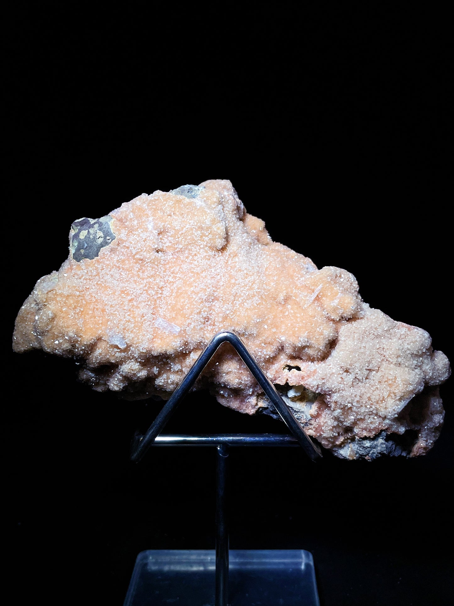 sugar orange calcite specimen Hunan China