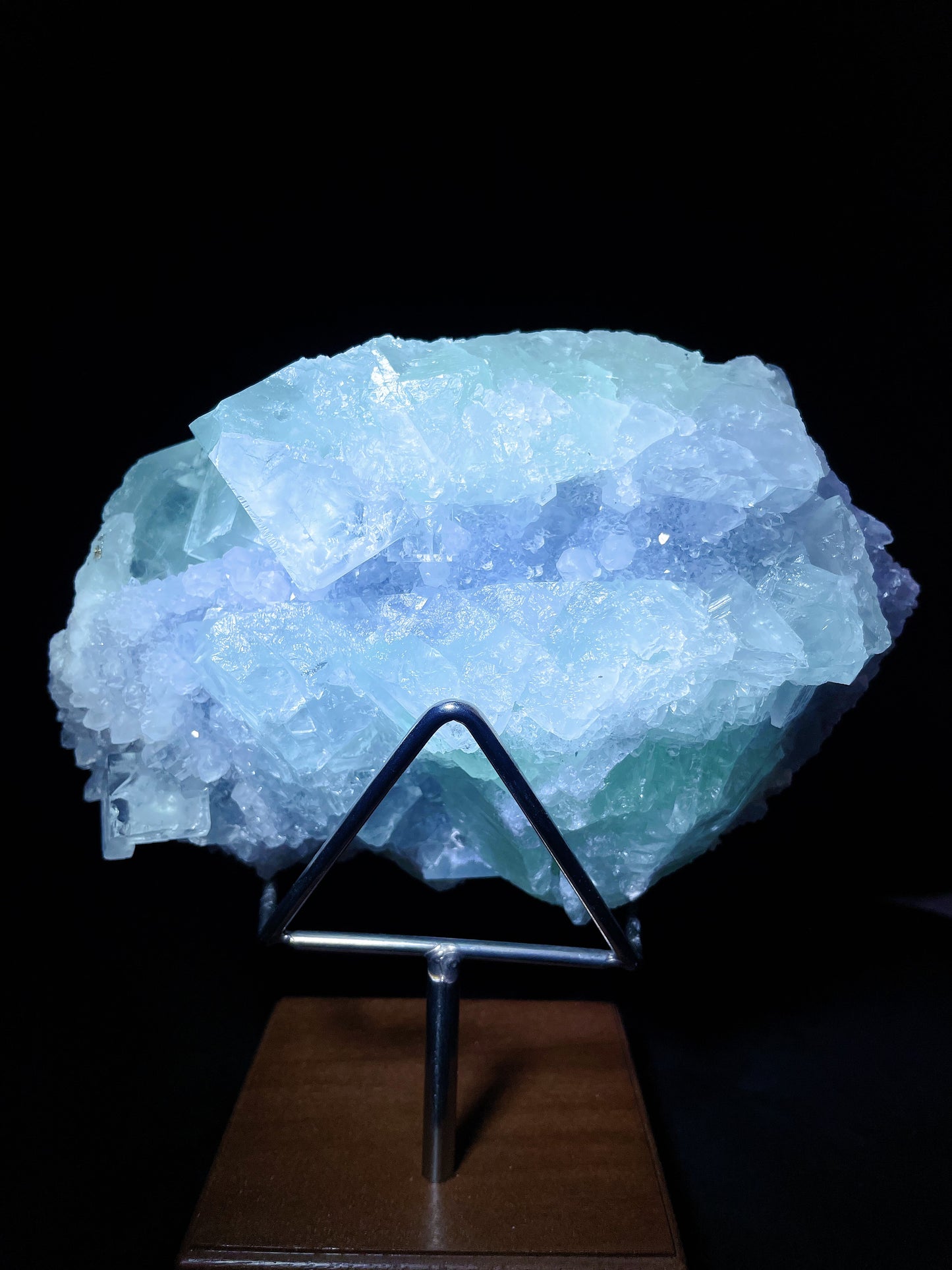 xianghualing fluorite with calcite and pyrite specimen Hunan China