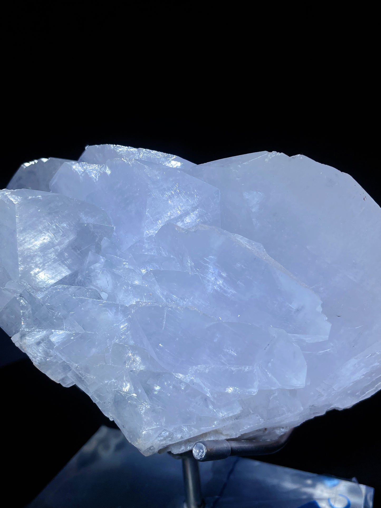 petal white calcite specimen Hunan China