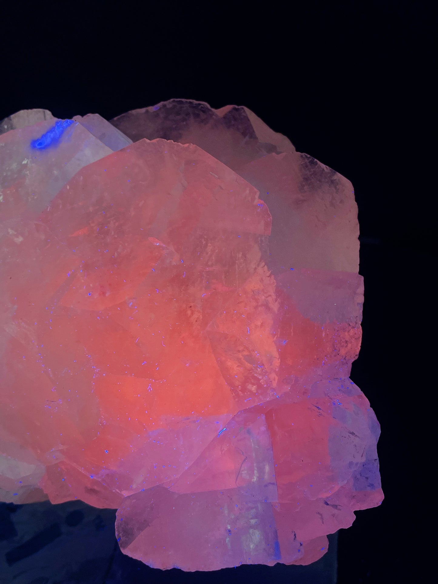 petal white calcite specimen Hunan China