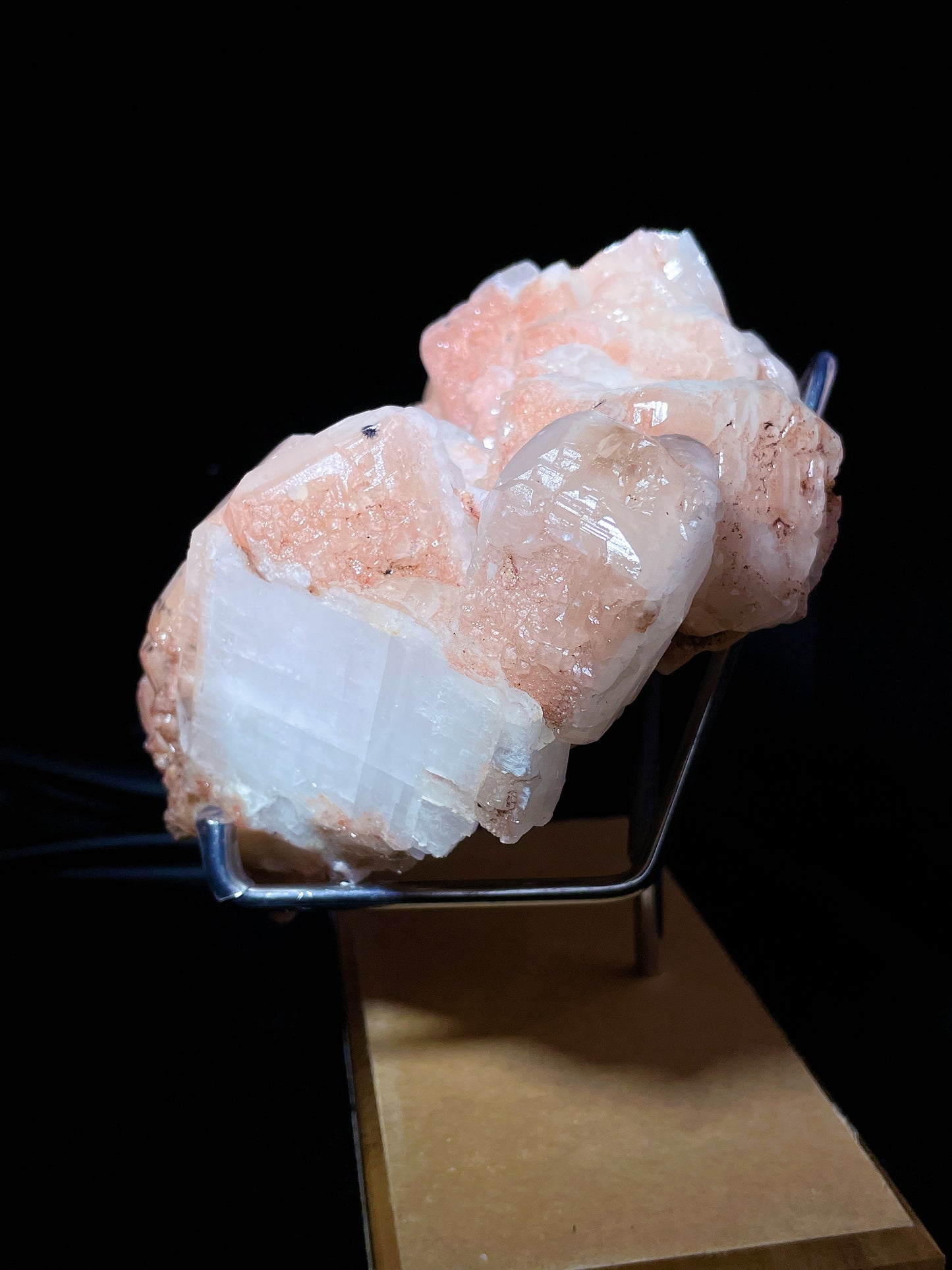 rectangle orange calcite specimen Hunan China