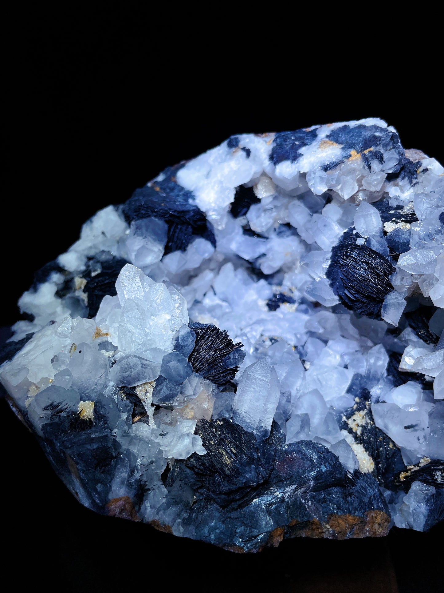 specularite with quartz specimen Jiangxi China