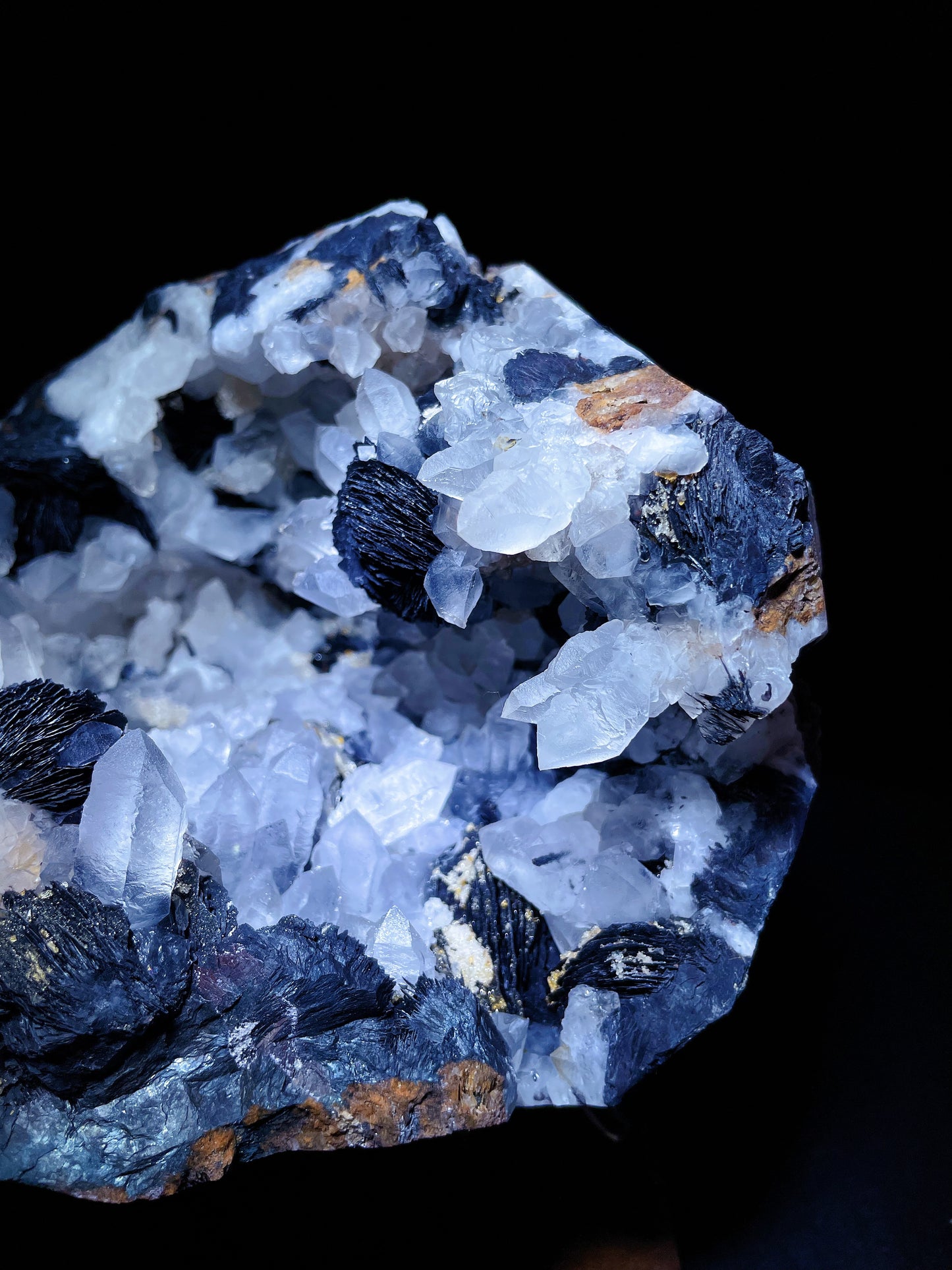 specularite with quartz specimen Jiangxi China