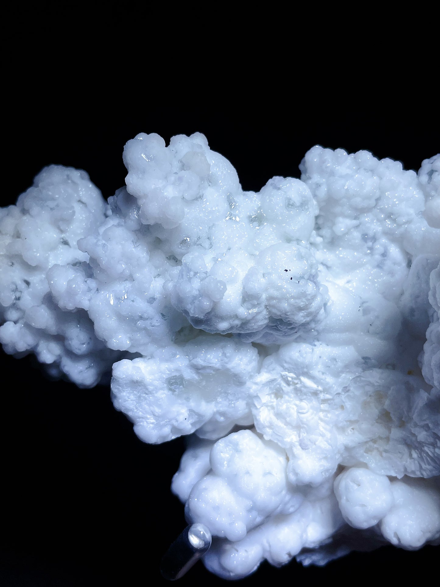 Celestite with hydrozinite specimen origin Sichuan China