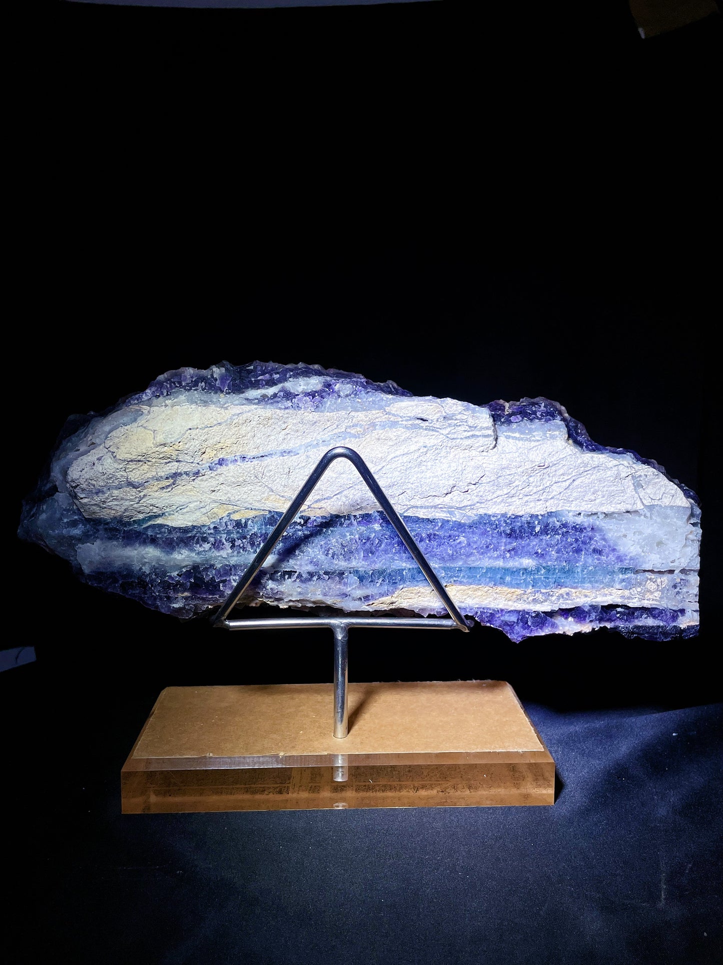 purple fluorite specimen Fujian China