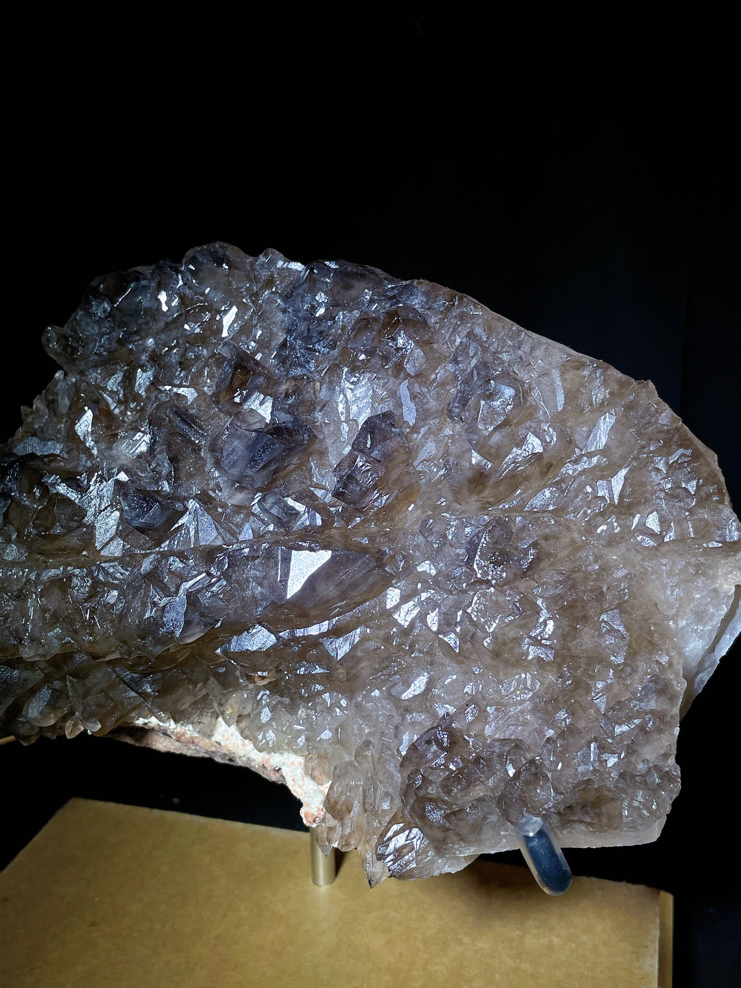 Madagascar smokey skeleton quartz specimen