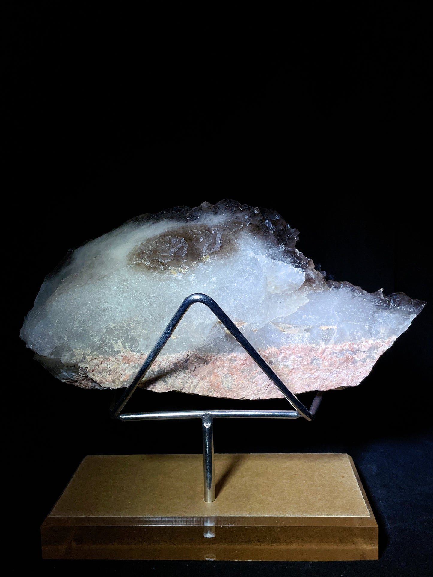 Madagascar smokey skeleton quartz specimen