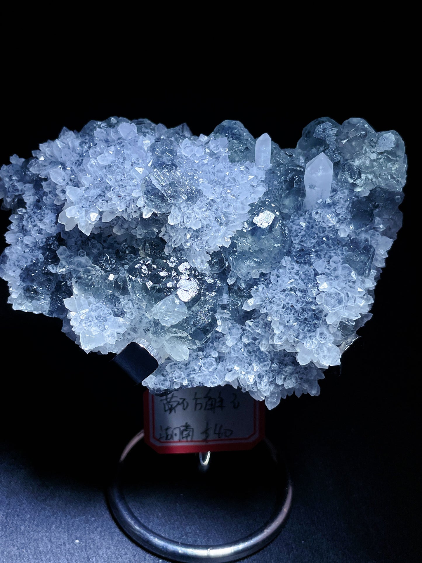 Fluorite with calcite specimen origin Hunan China