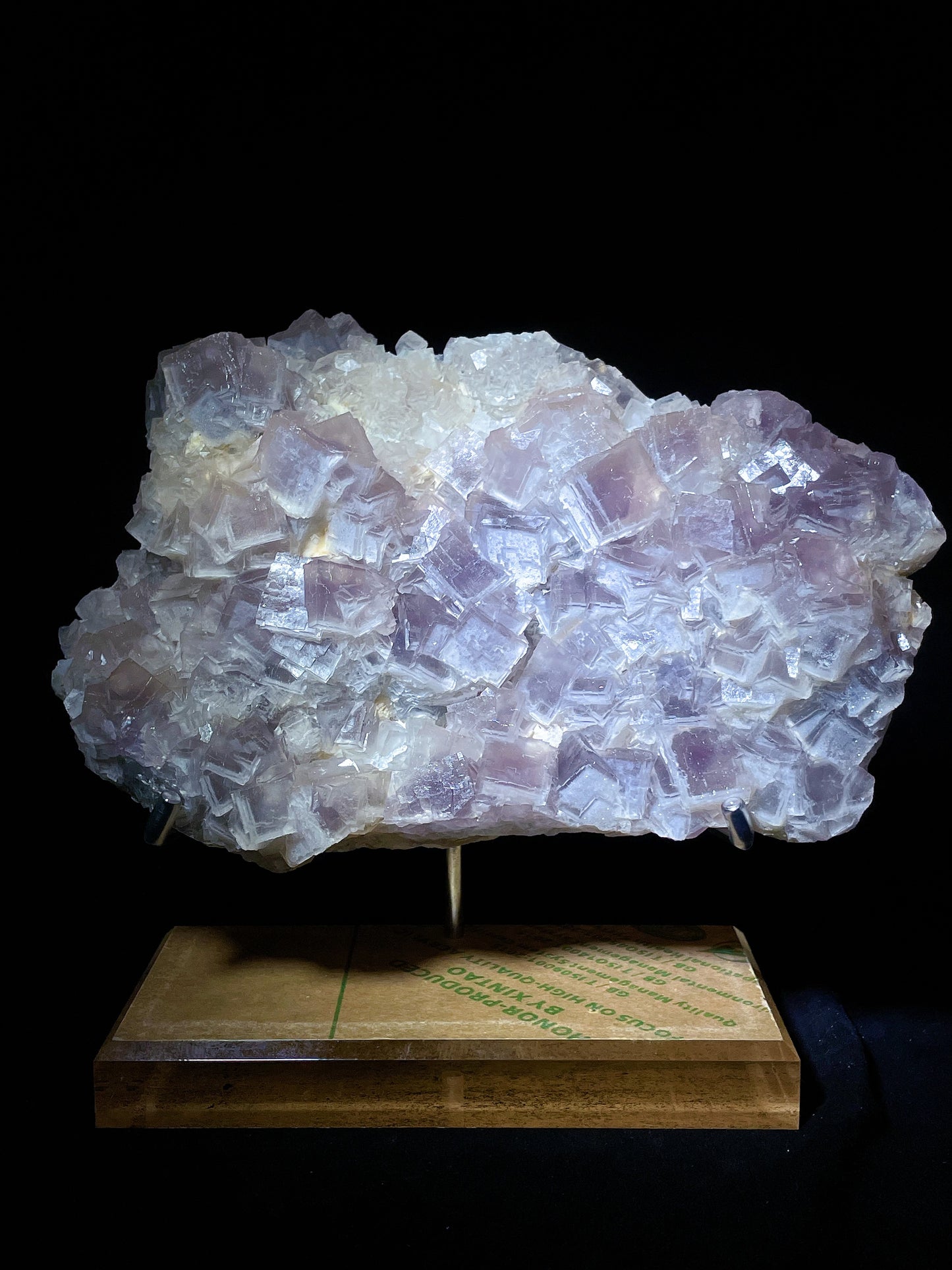 light purple fluorite specimen Zhejiang China