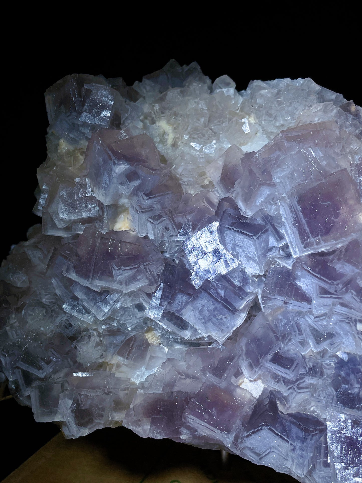 light purple fluorite specimen Zhejiang China