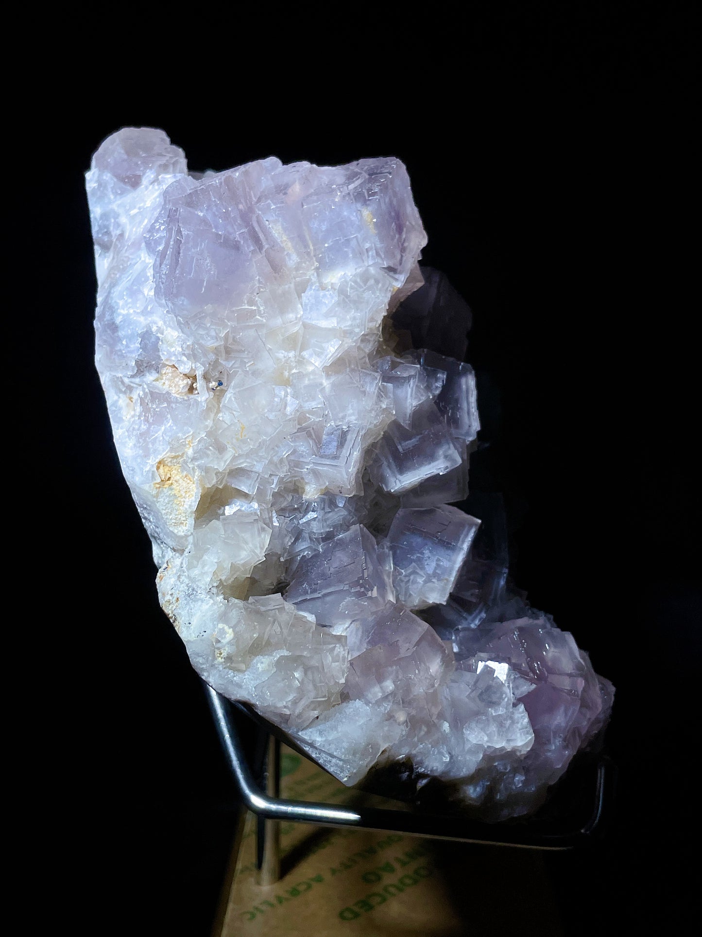 light purple fluorite specimen Zhejiang China