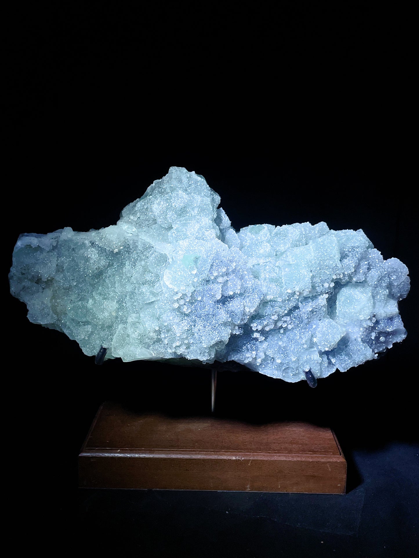 sugar fluorite with calcite specimen Hunan China