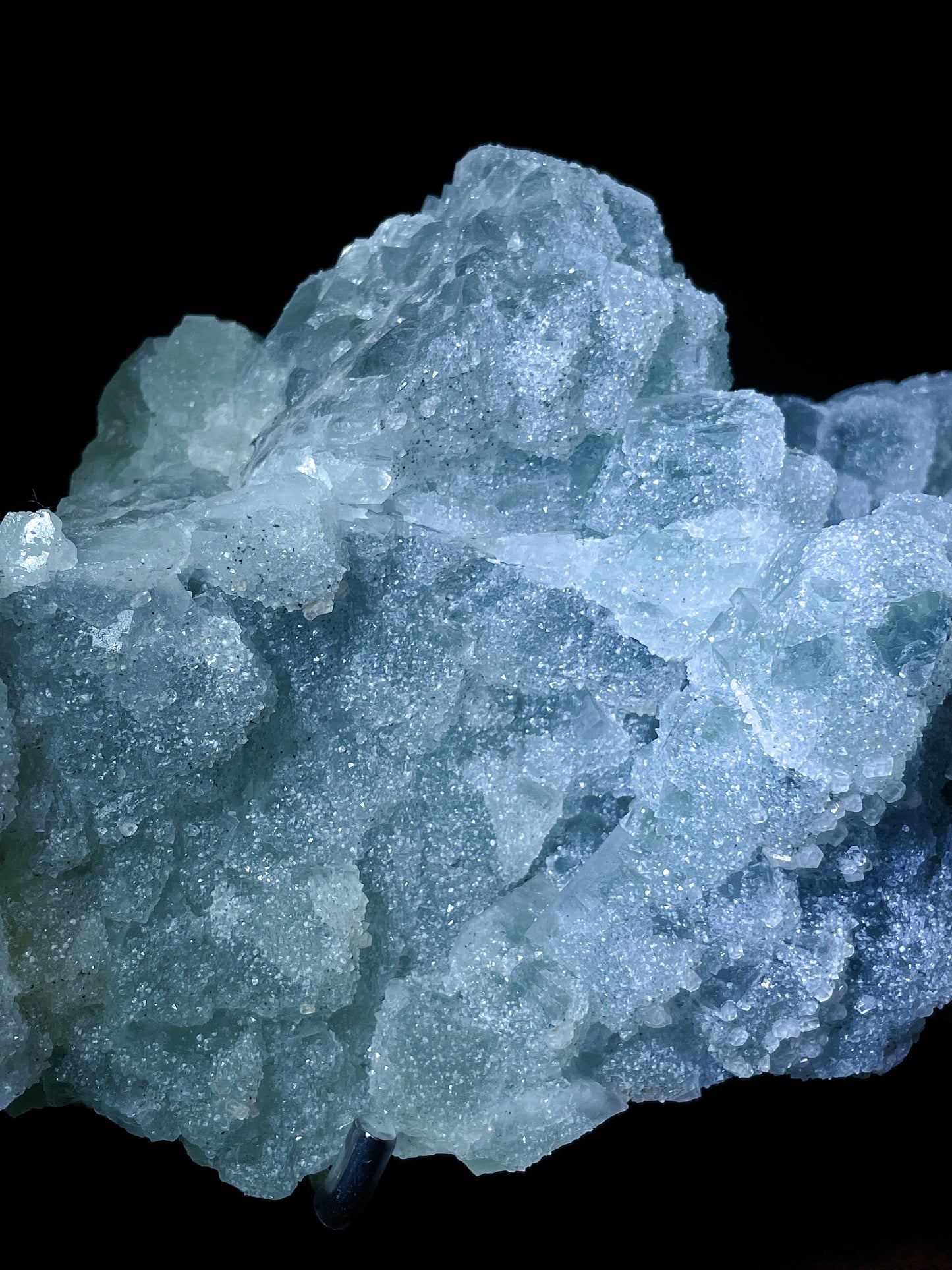 sugar fluorite with calcite specimen Hunan China