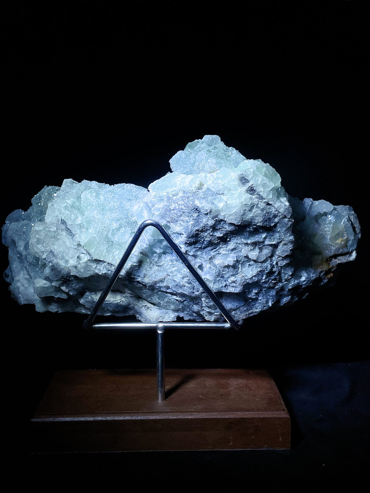 sugar fluorite with calcite specimen Hunan China