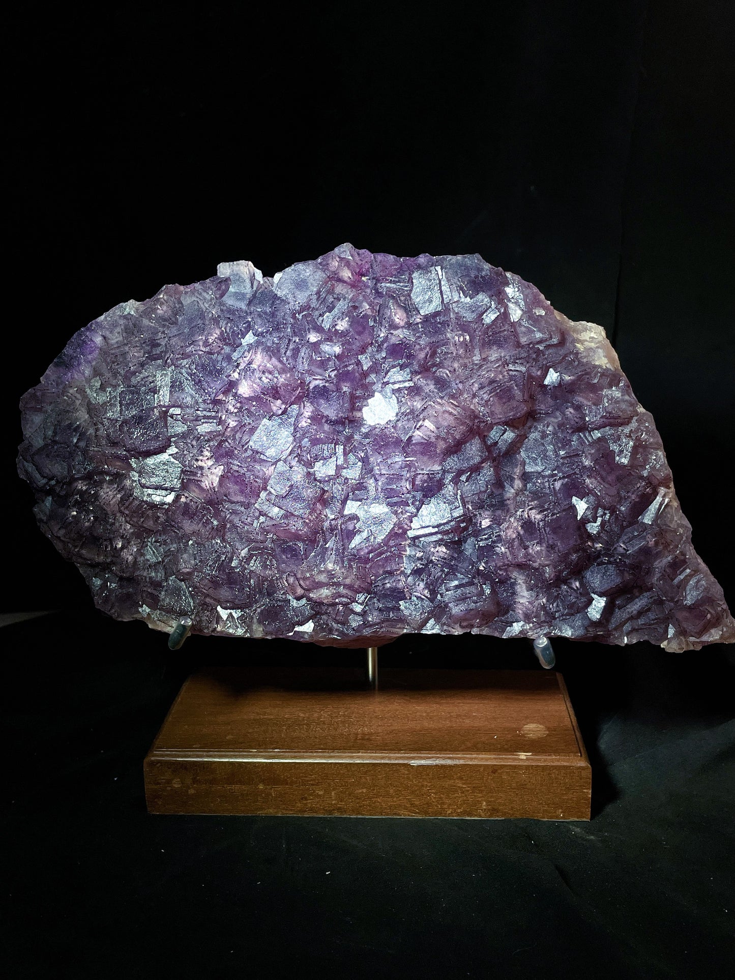 purple fluorite specimen Guizhou China
