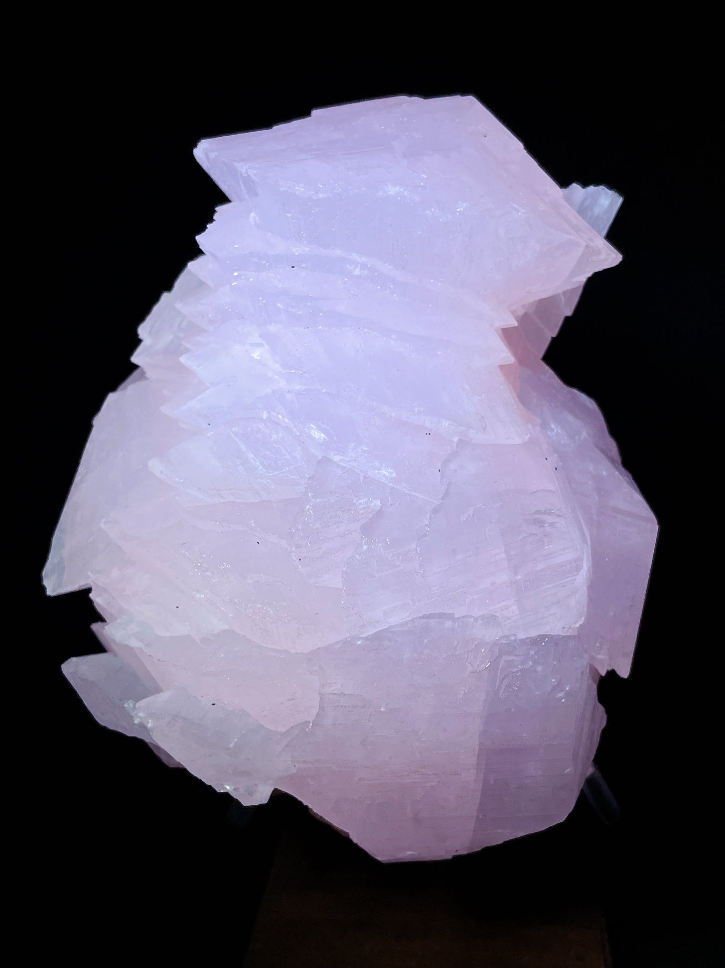 pink calcite specimen Hunan China