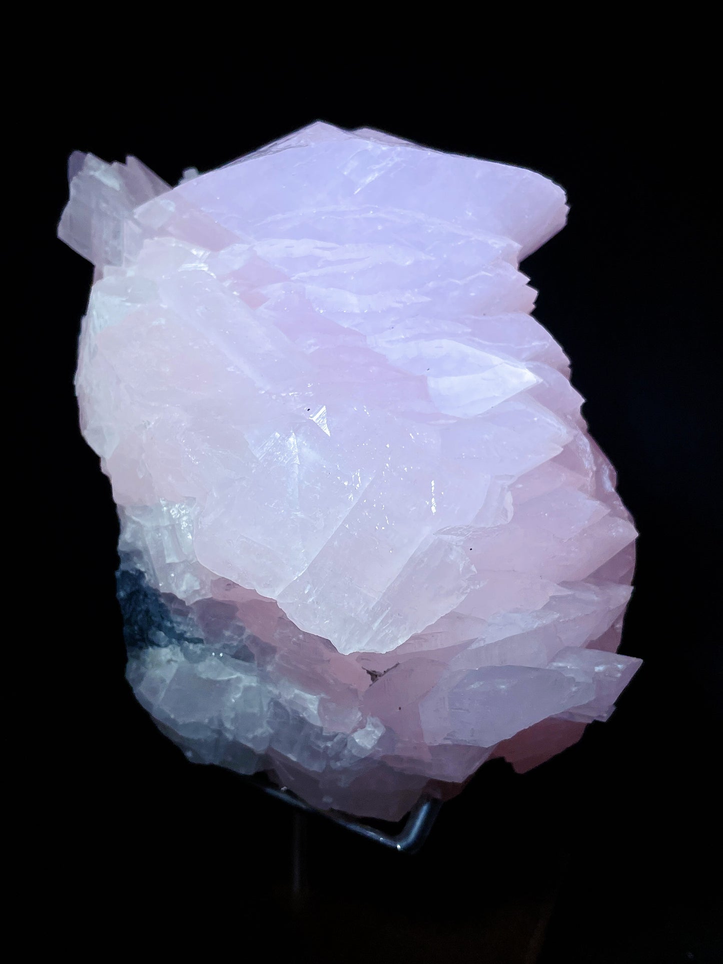 pink calcite specimen Hunan China