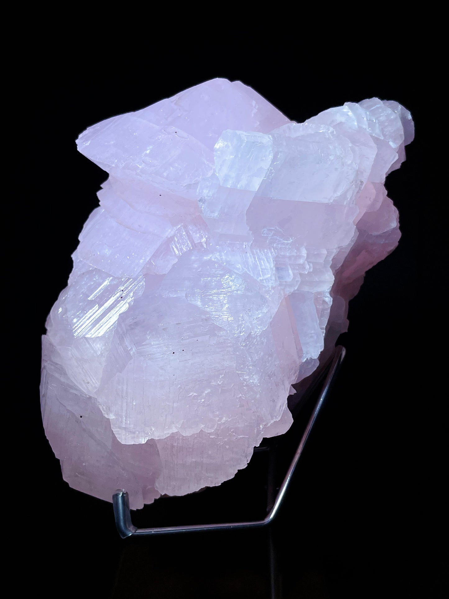 pink calcite specimen Hunan China