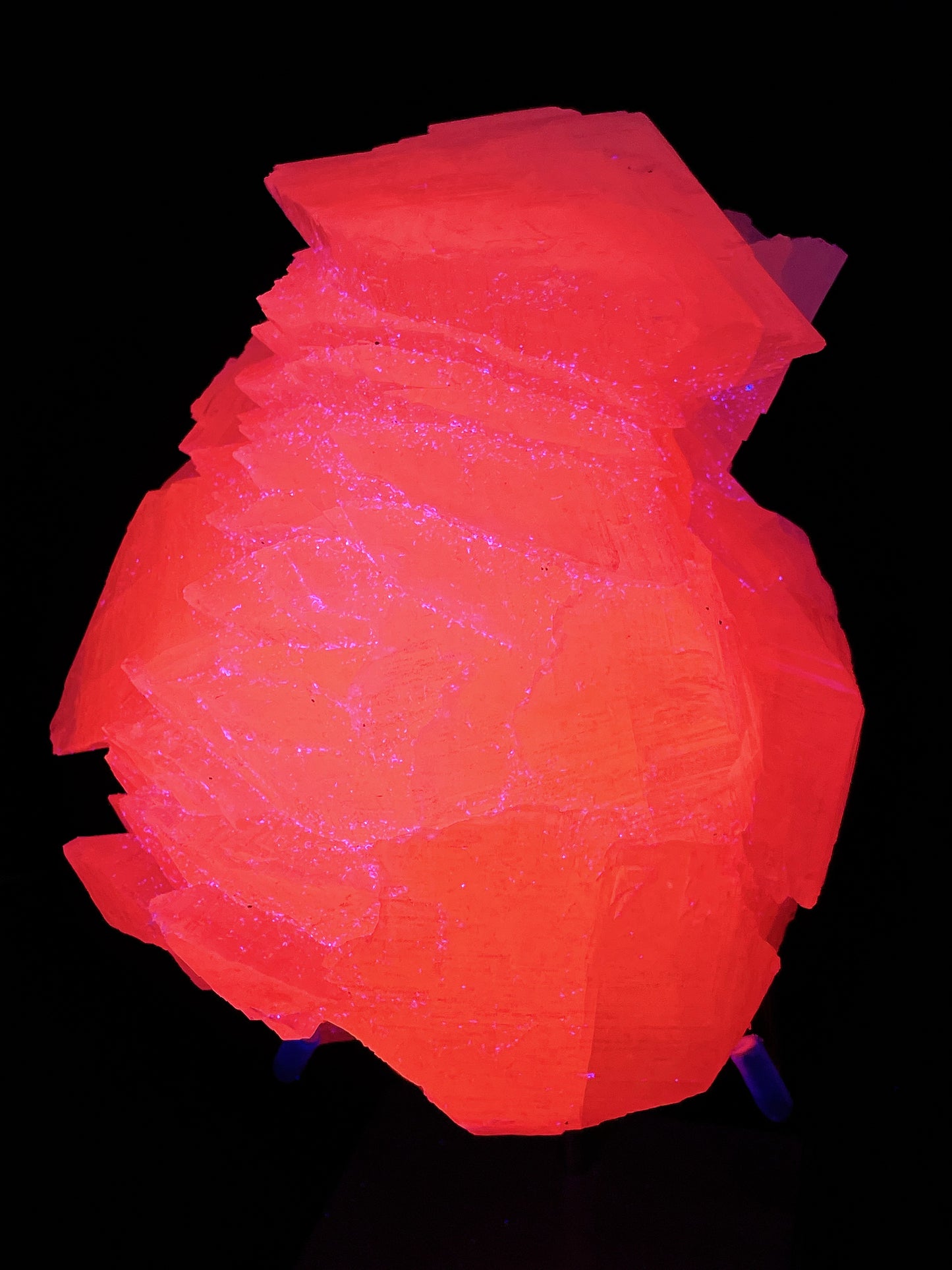 pink calcite specimen Hunan China
