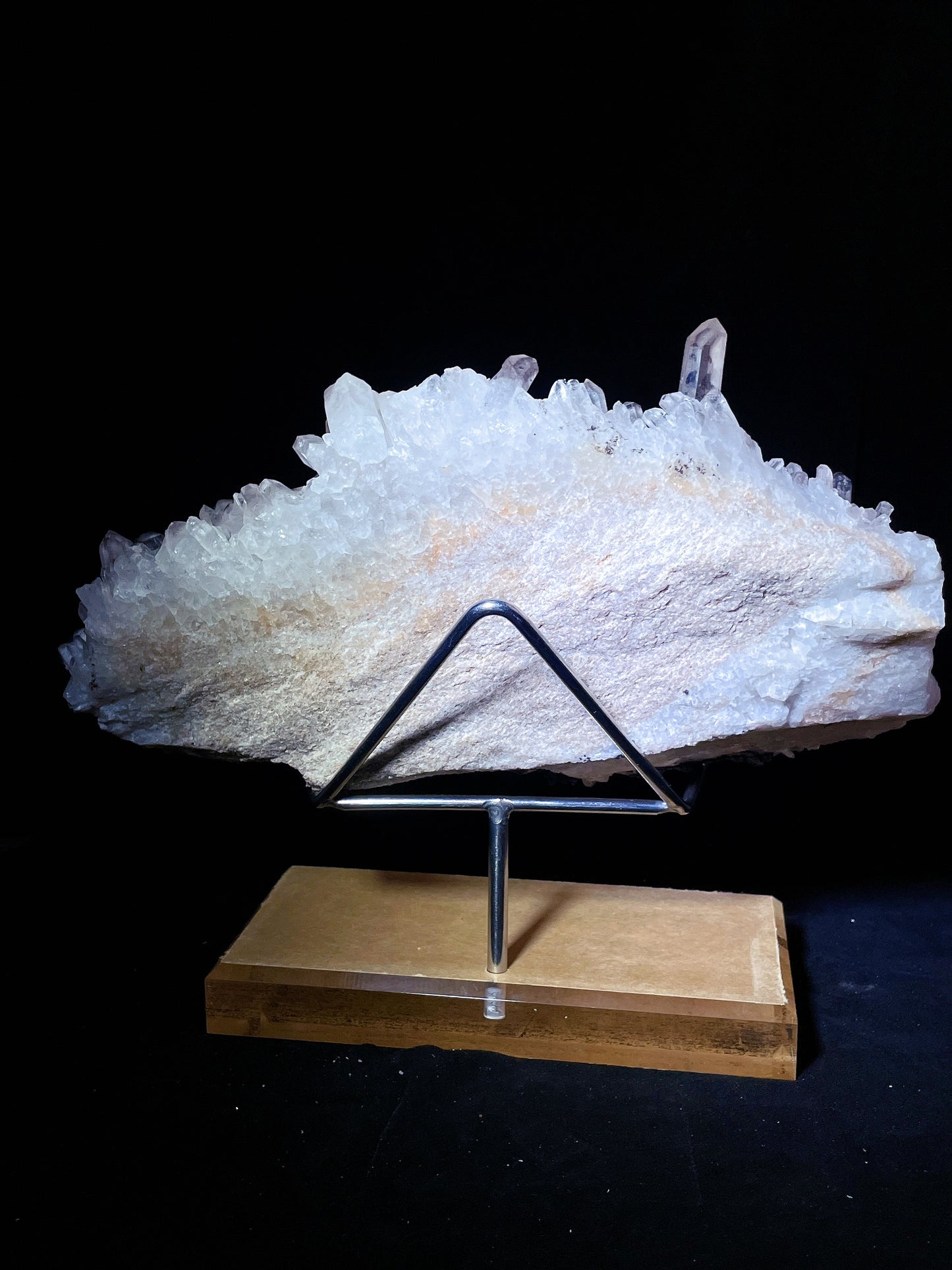 Madagascar clear quartz cluster