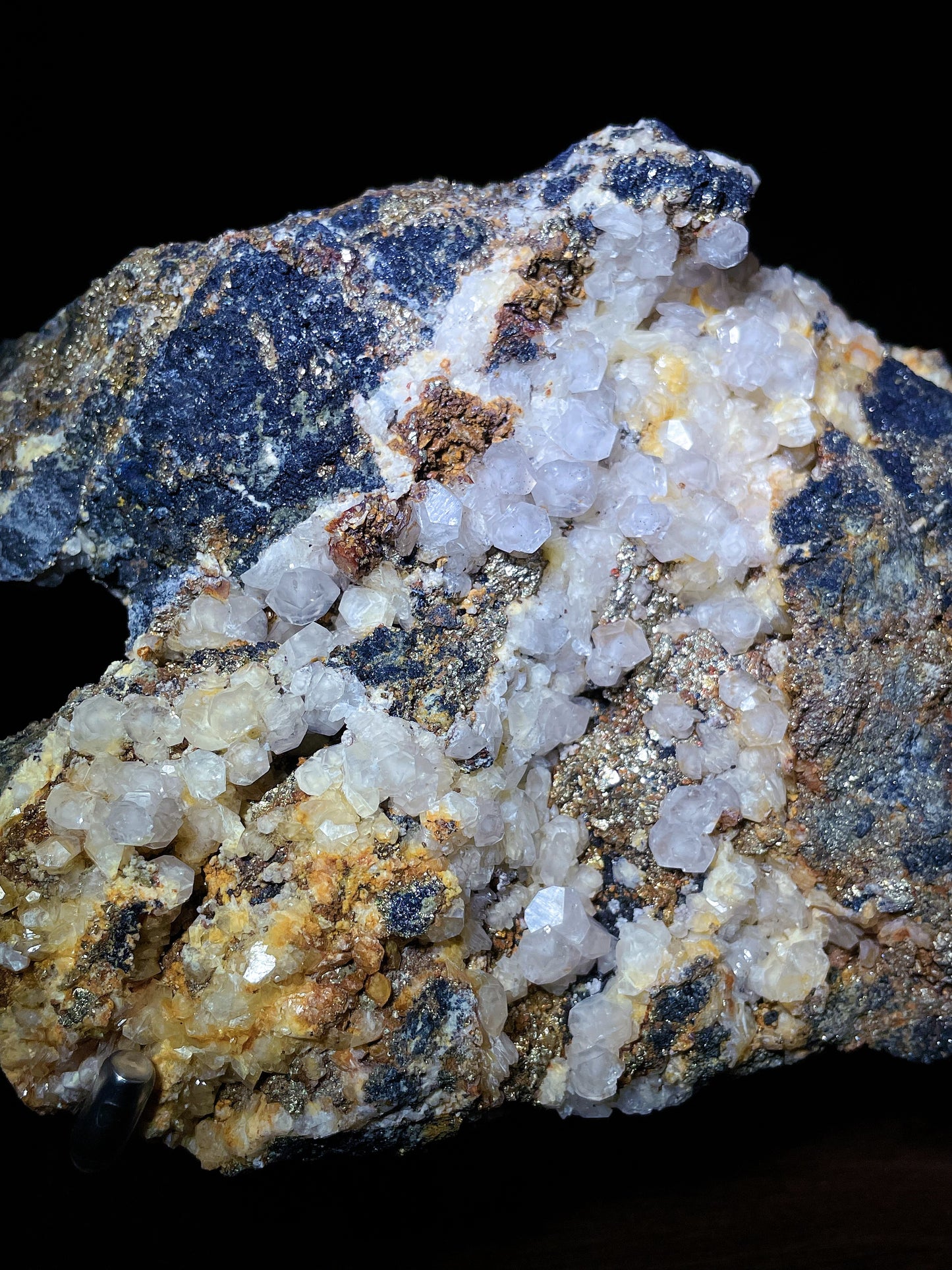 calcite with pyrite specimen Hubei China