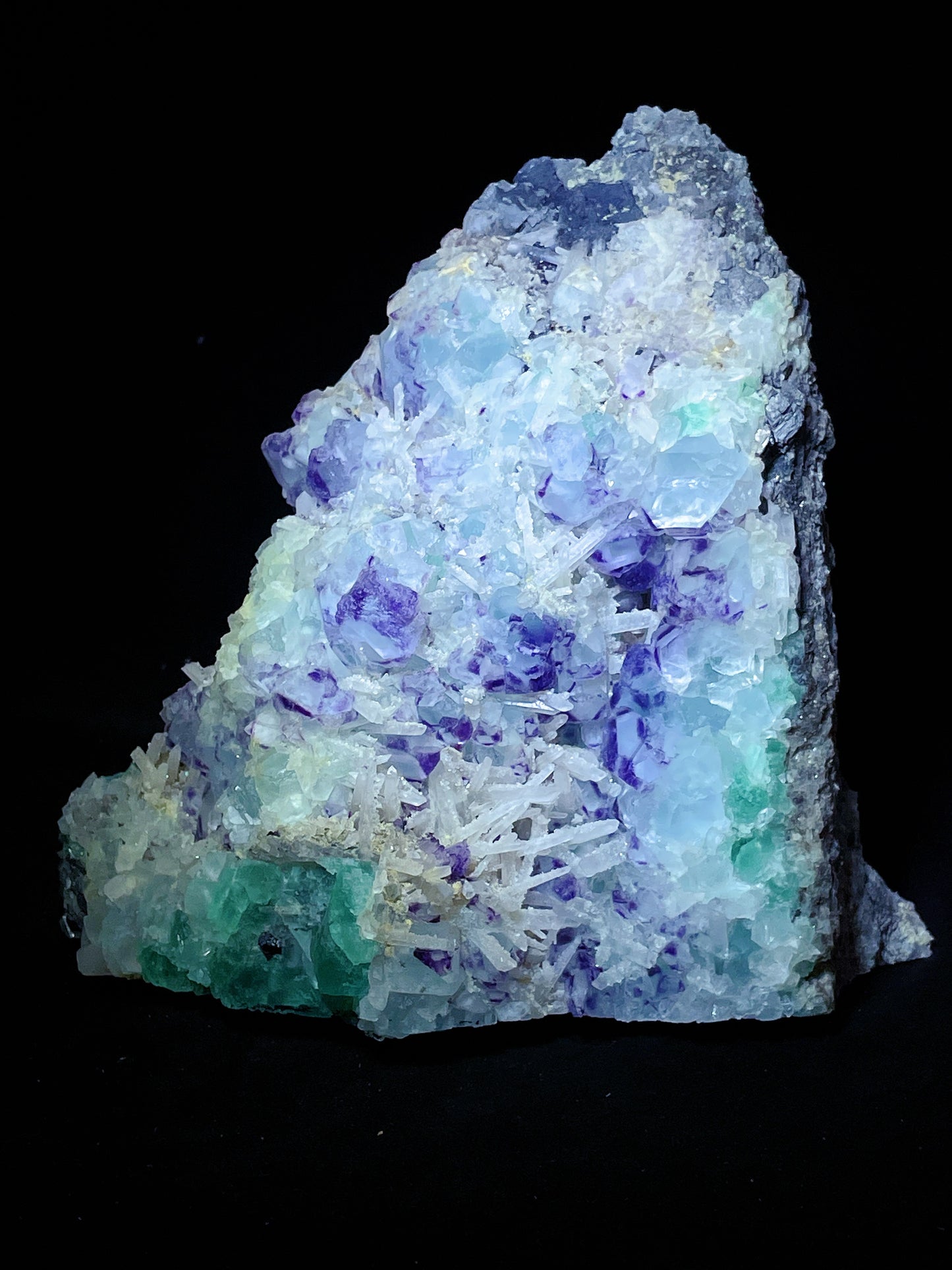 fluorite with quartz specimen Fujian China