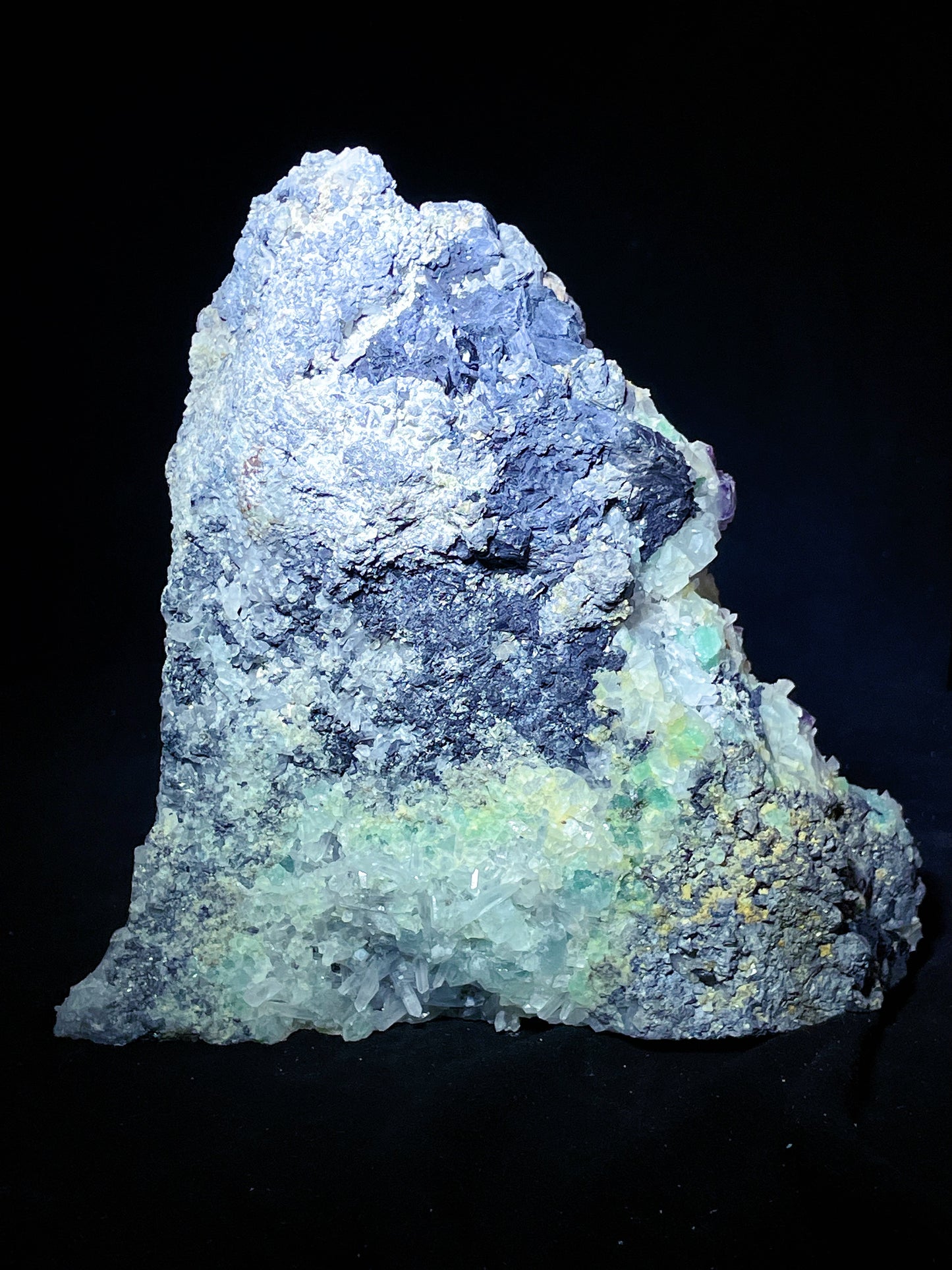 fluorite with quartz specimen Fujian China