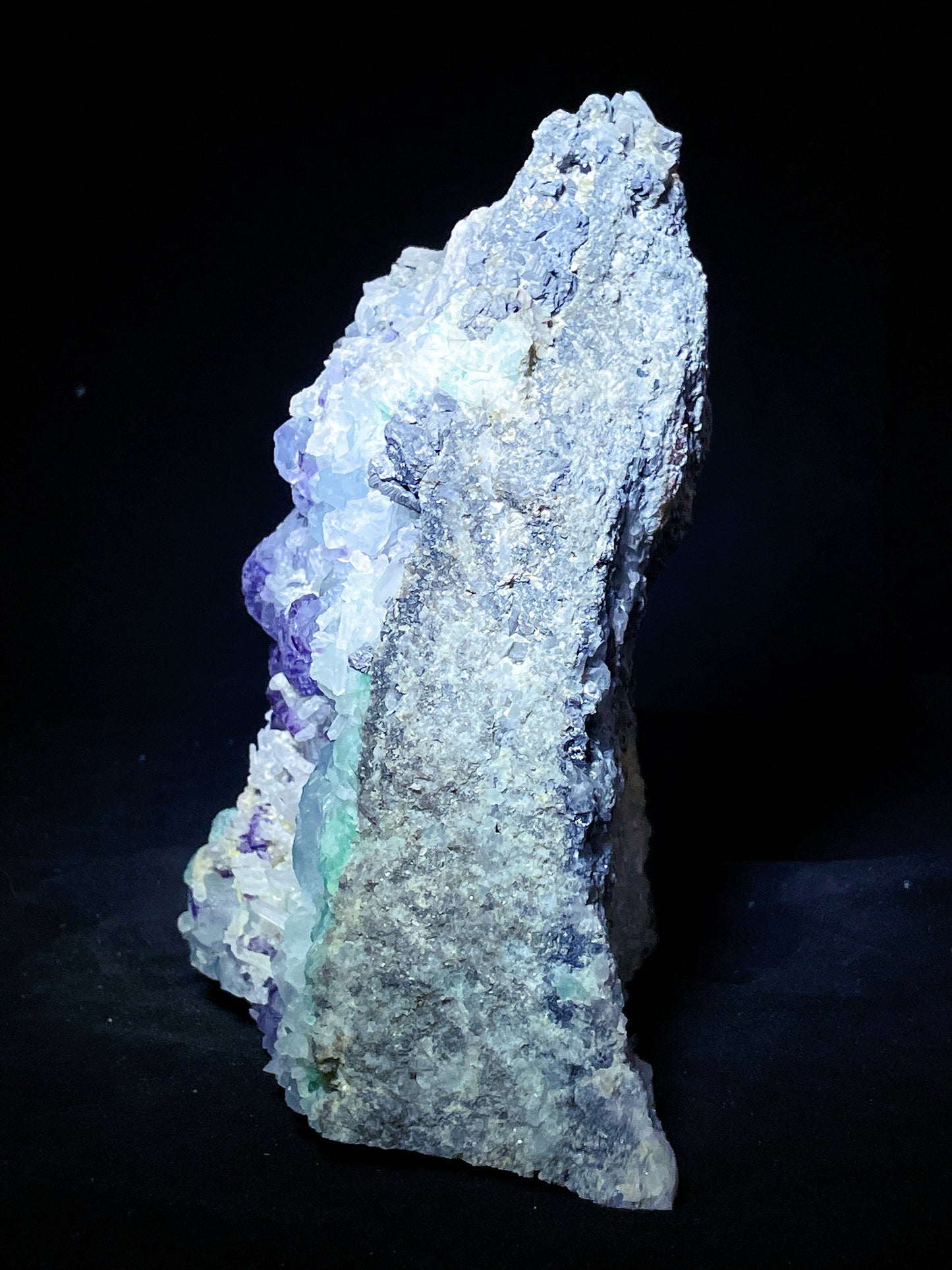 fluorite with quartz specimen Fujian China