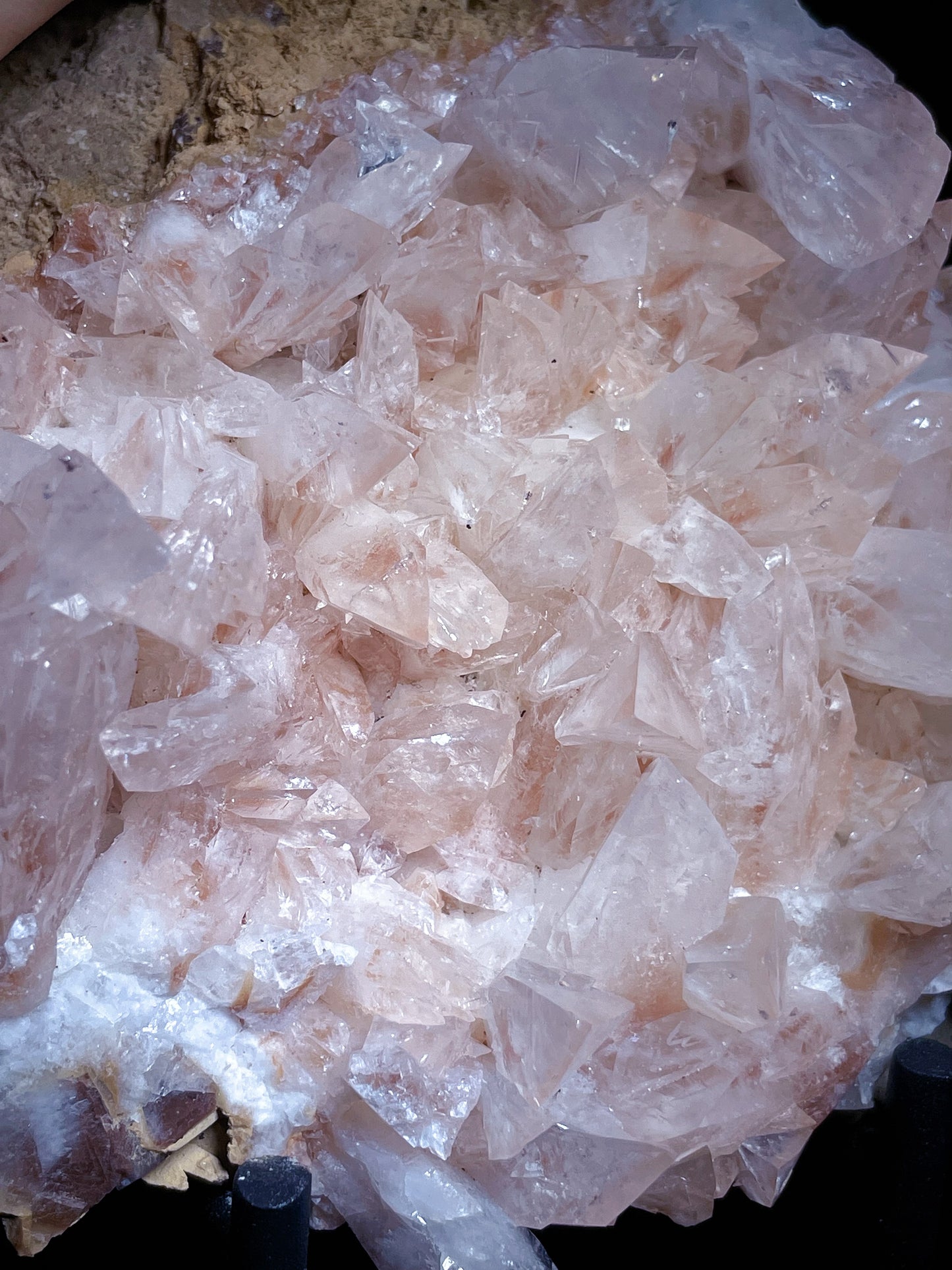 Forked  tail calcite specimen origin Hunan China