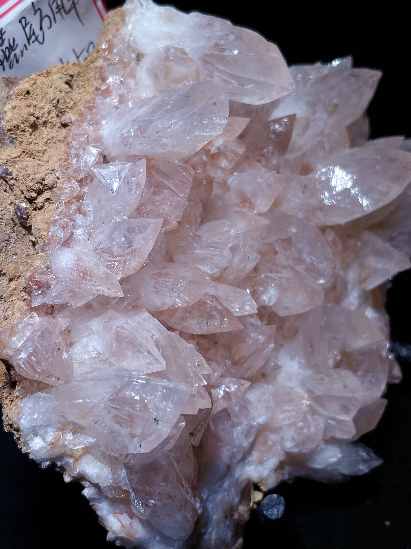 Forked  tail calcite specimen origin Hunan China