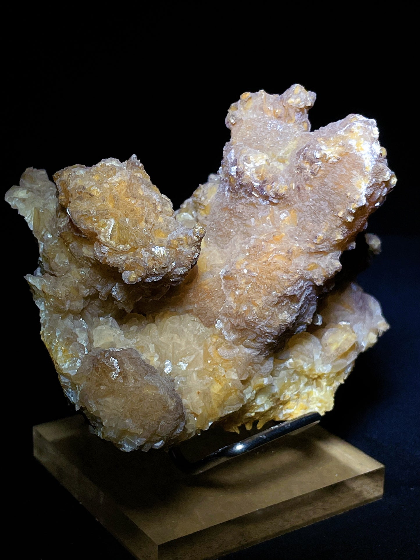 yellow calcite specimen Hunan China