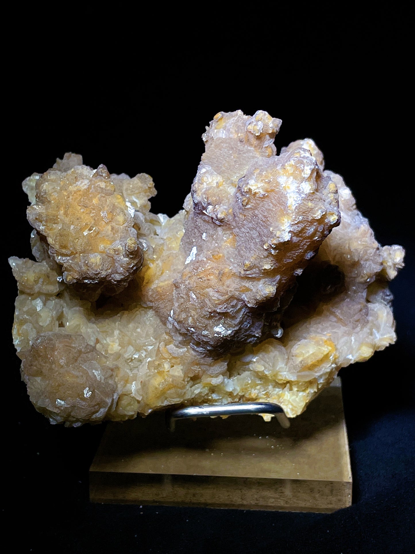 yellow calcite specimen Hunan China