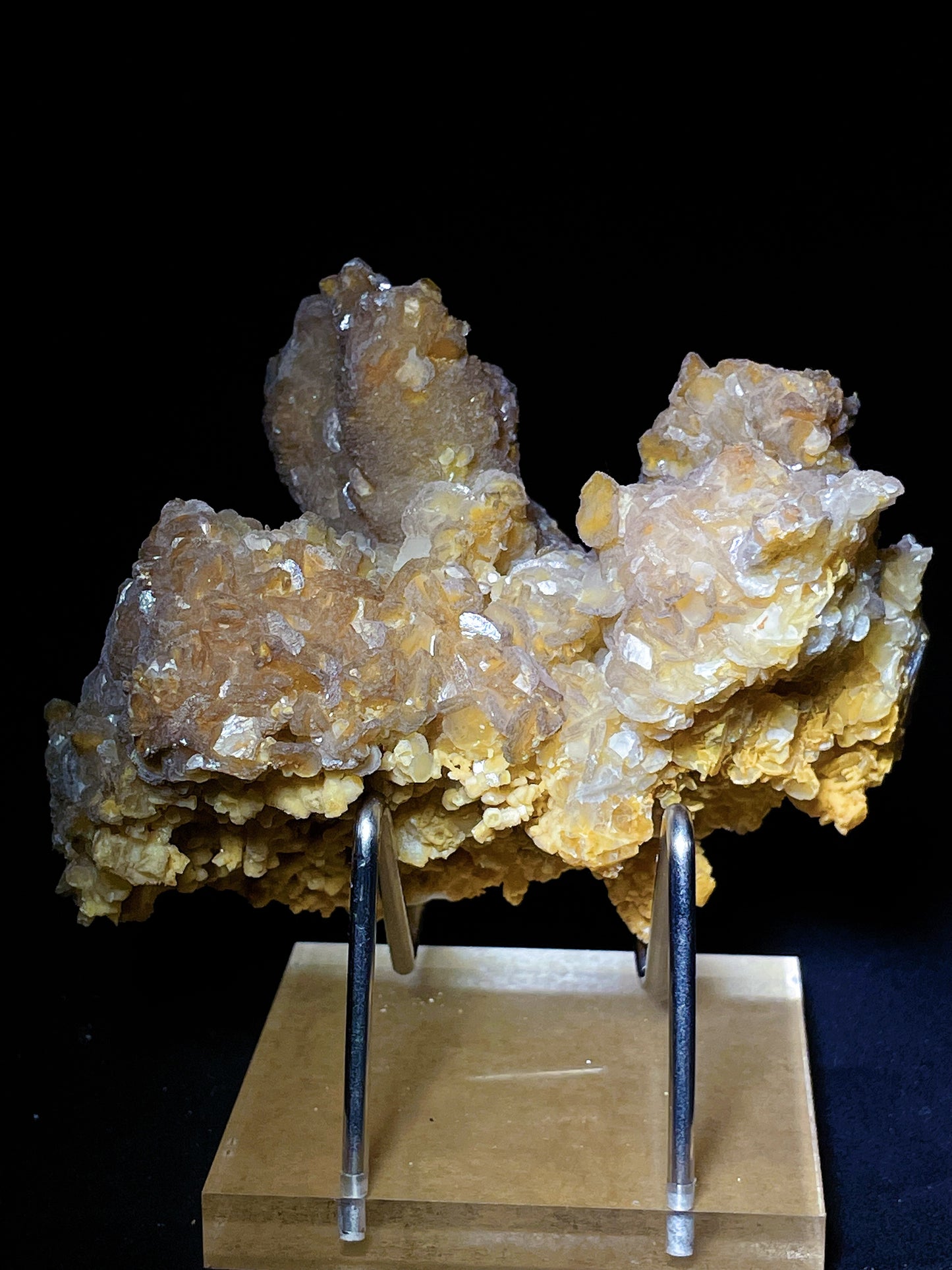 yellow calcite specimen Hunan China