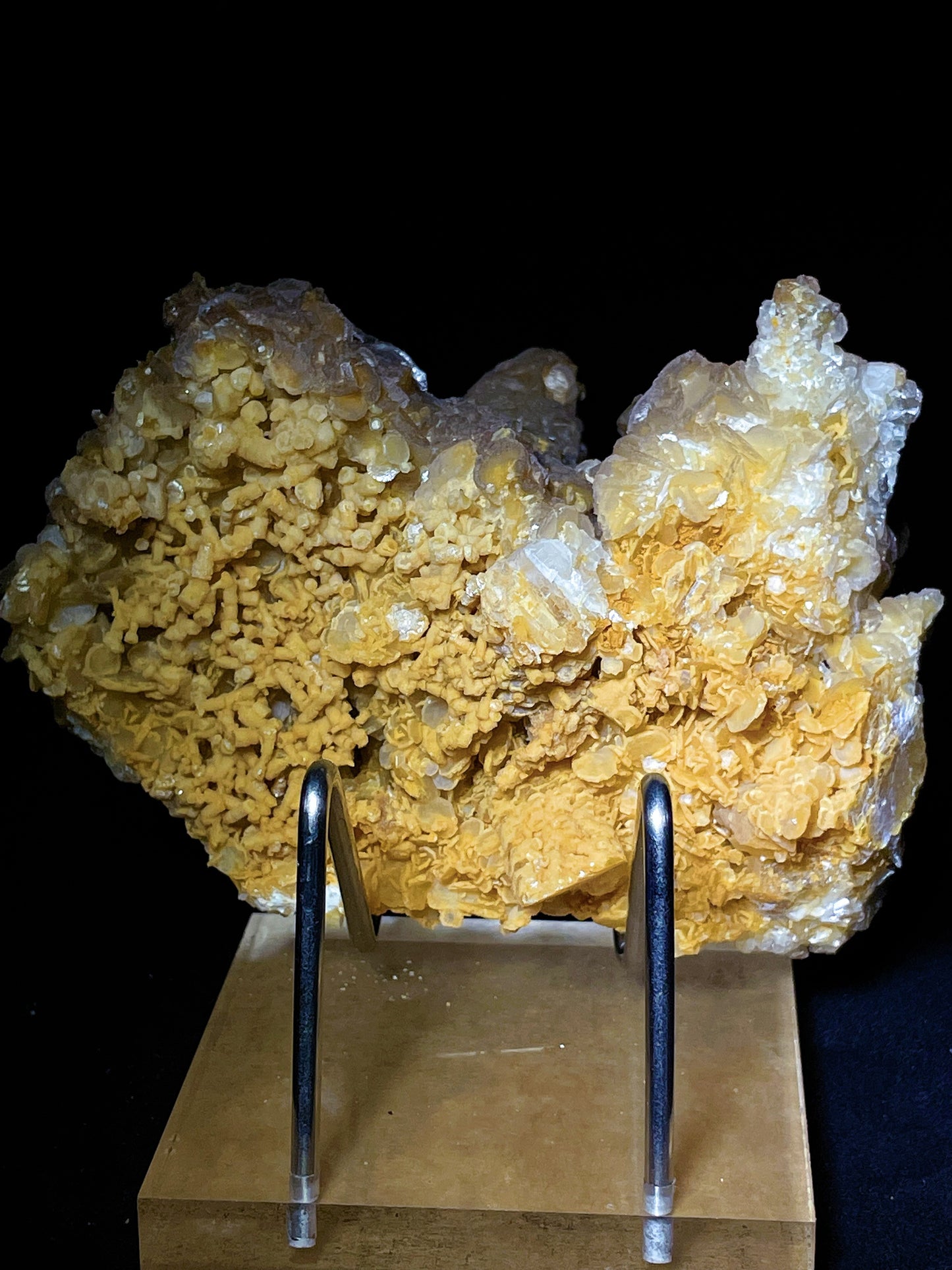 yellow calcite specimen Hunan China