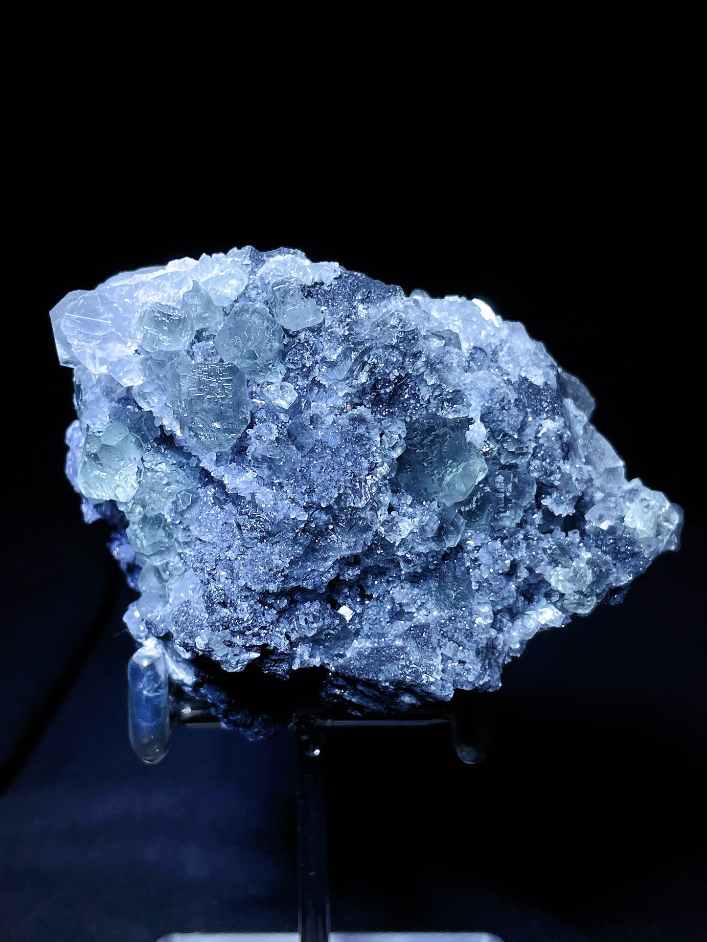 fluorite with calcite and quartz specimen Hunan China