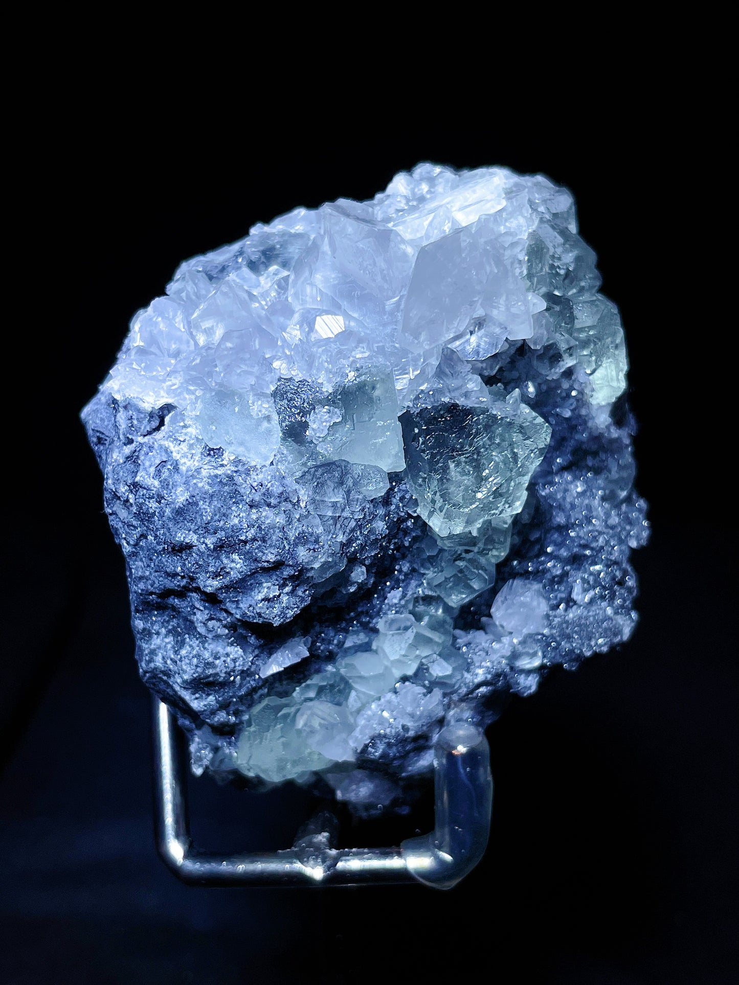 fluorite with calcite and quartz specimen Hunan China
