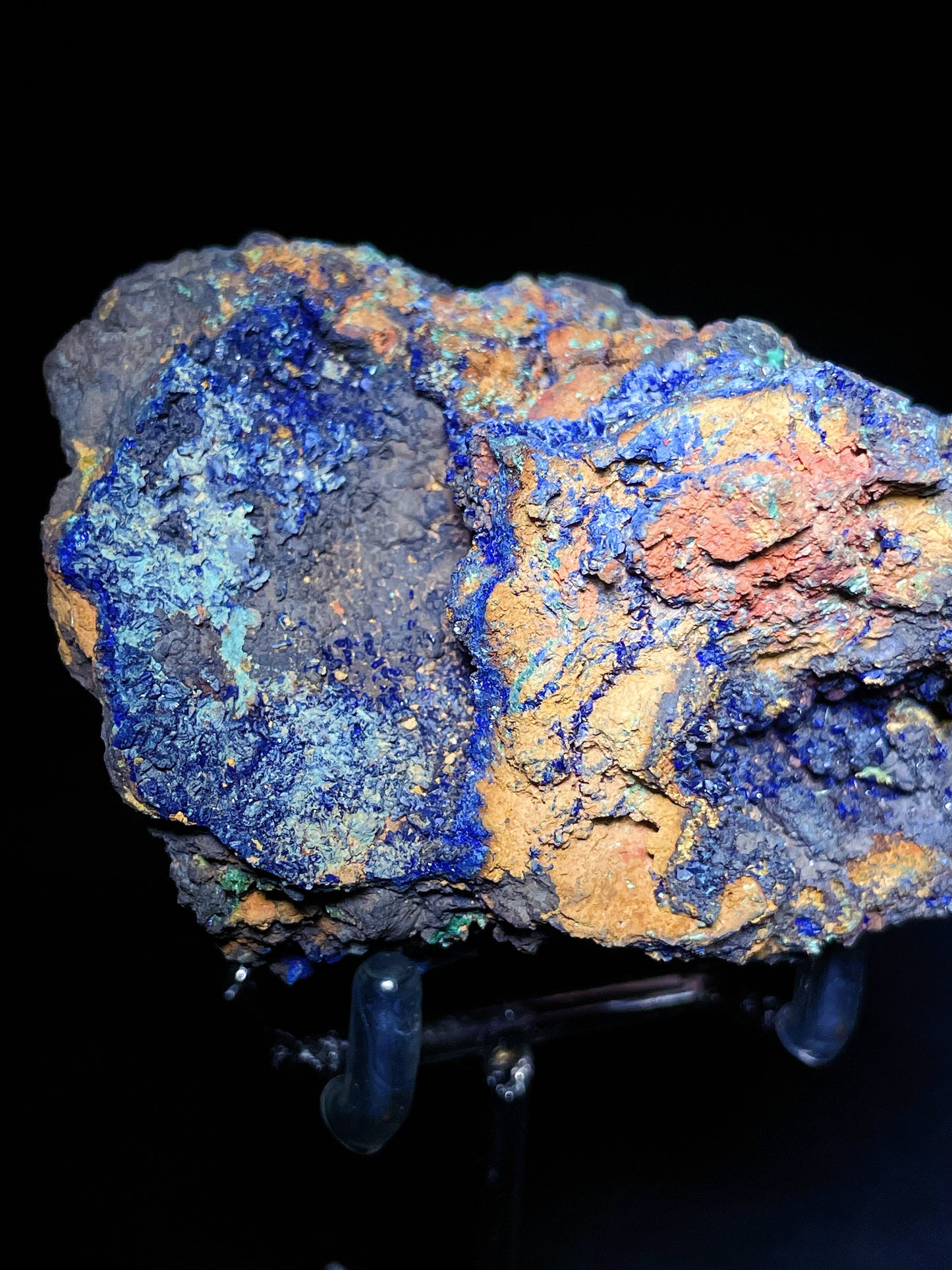 azurite with malachite specimen Anhui China
