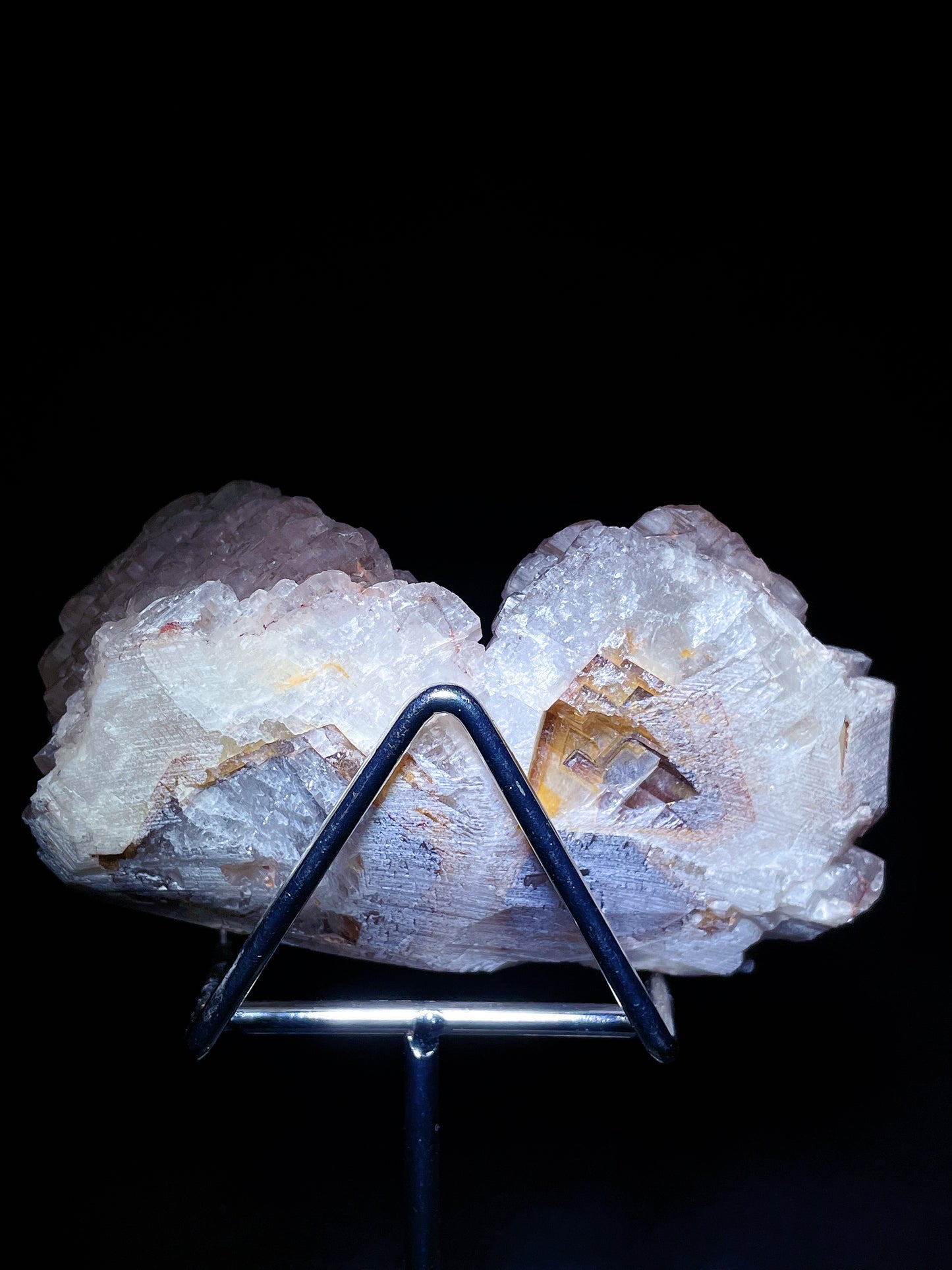 thousand layers red calcite specimen Hubei China