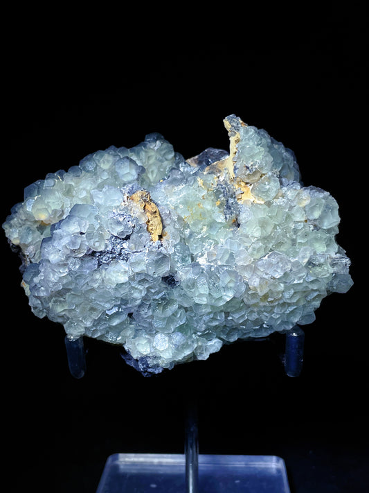 green fluorite with sphalerite specimen Fujian China