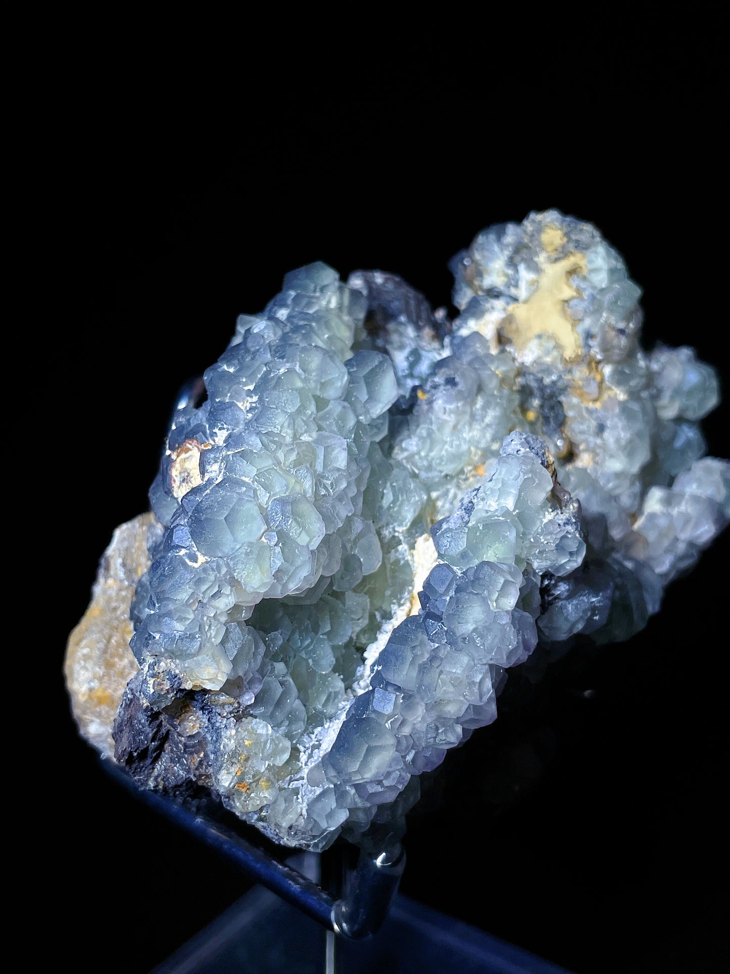 green fluorite with sphalerite specimen Fujian China