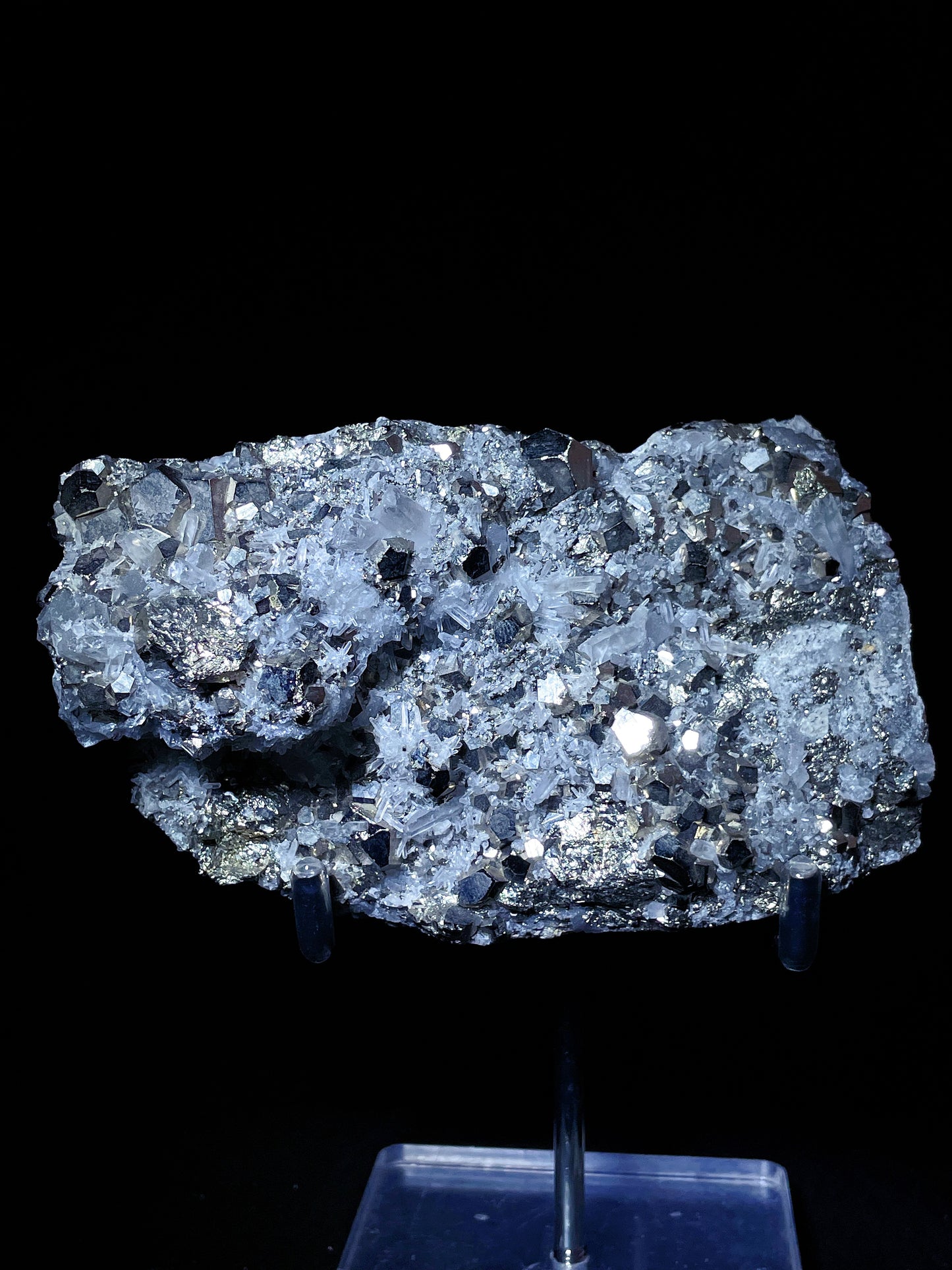 pyrite with quartz specimen Indonesia