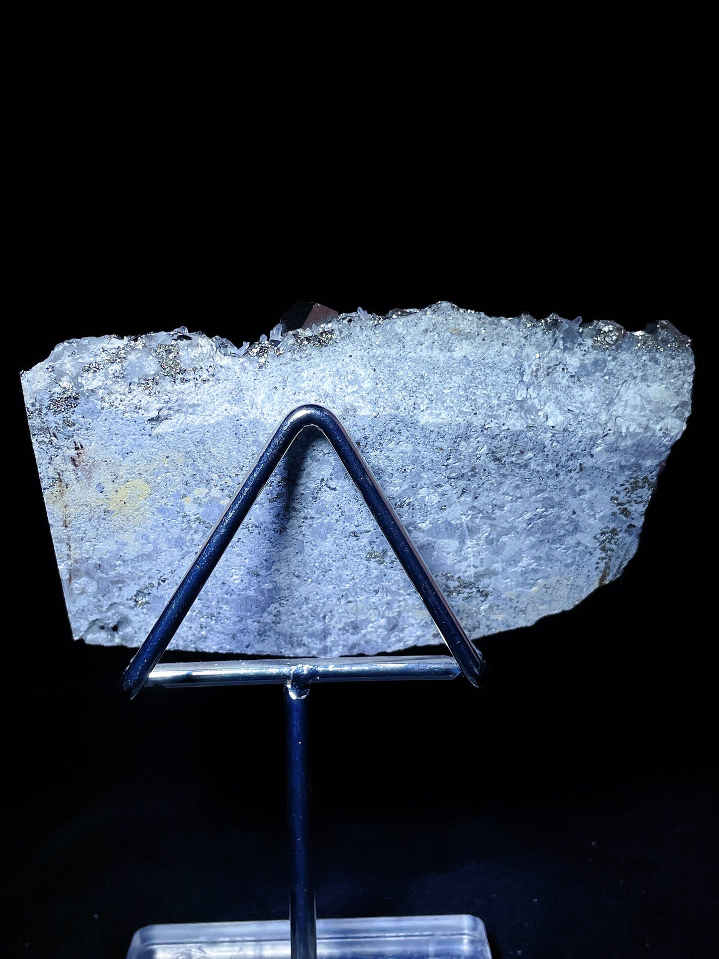 pyrite with quartz specimen Indonesia