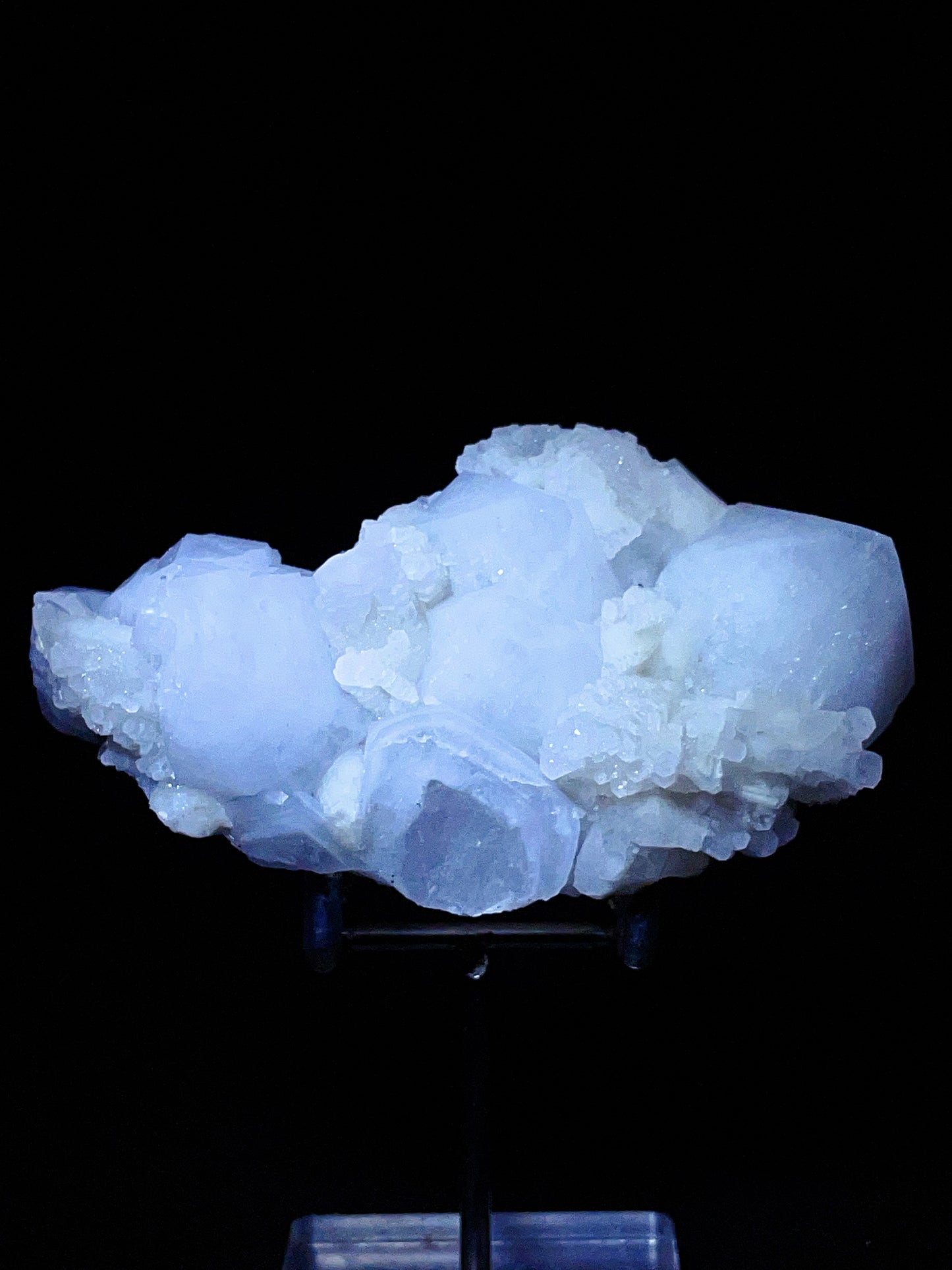 clear quartz with calcite specimen Inner mongolia