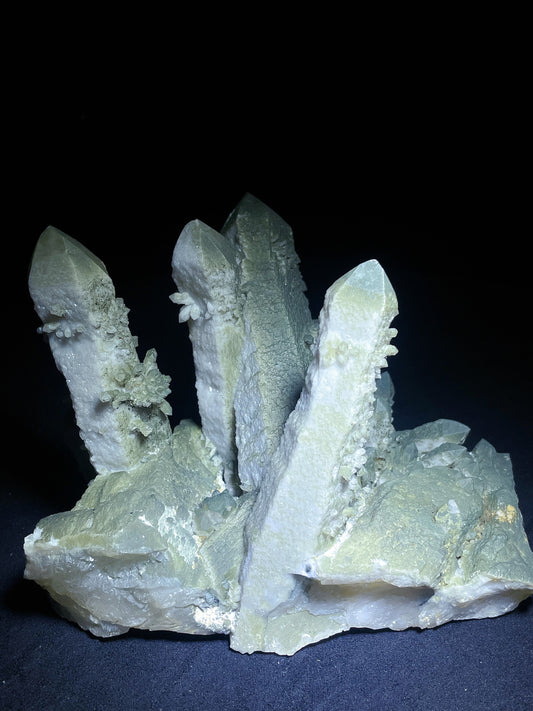 Chlorite quartz specimen origin Inner Mongolia
