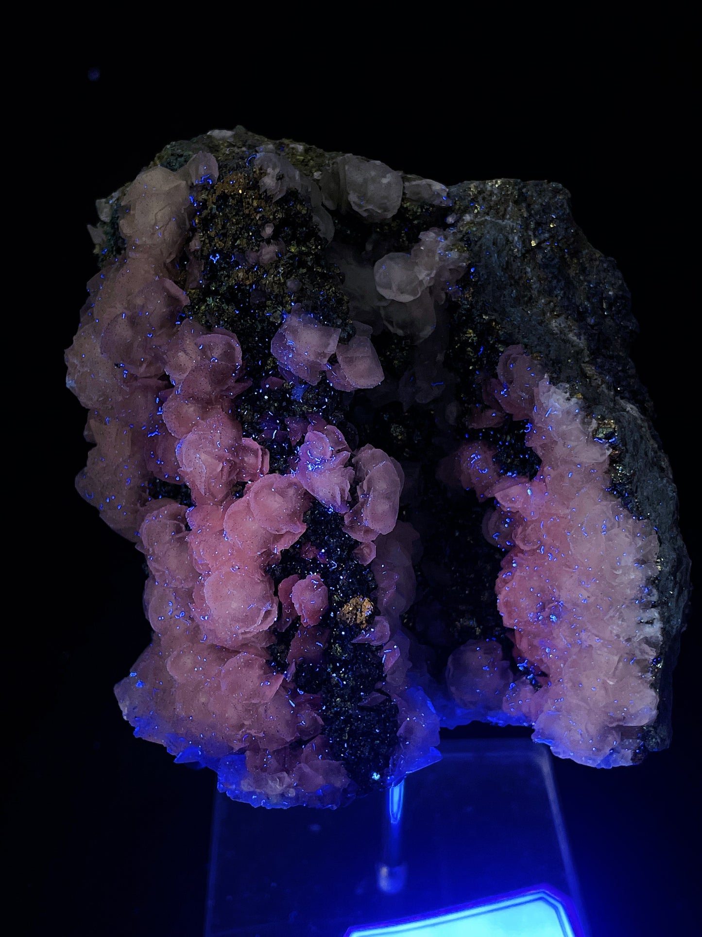 Calcite with pyrite specimen origin Hubei China