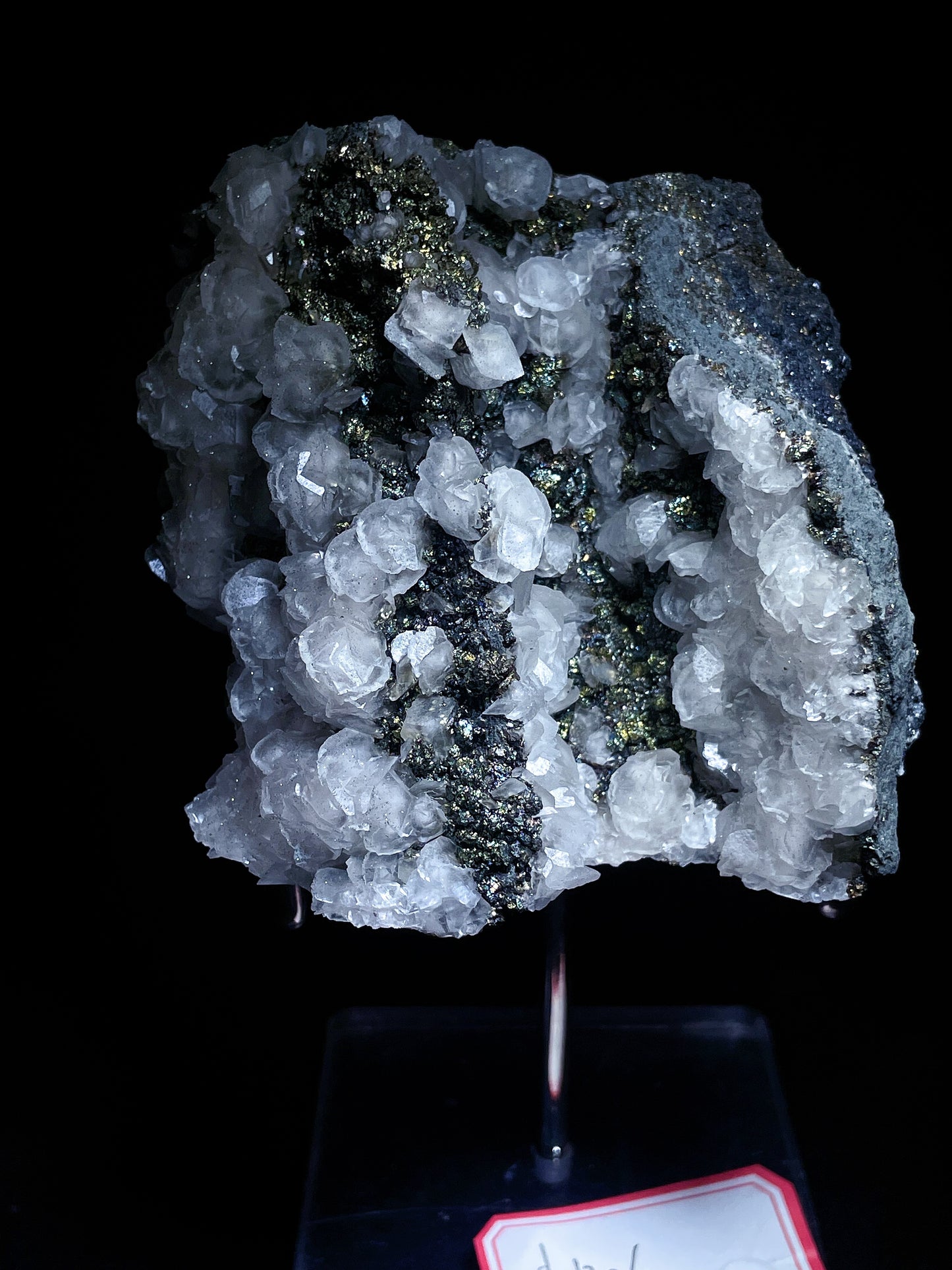 Calcite with pyrite specimen origin Hubei China