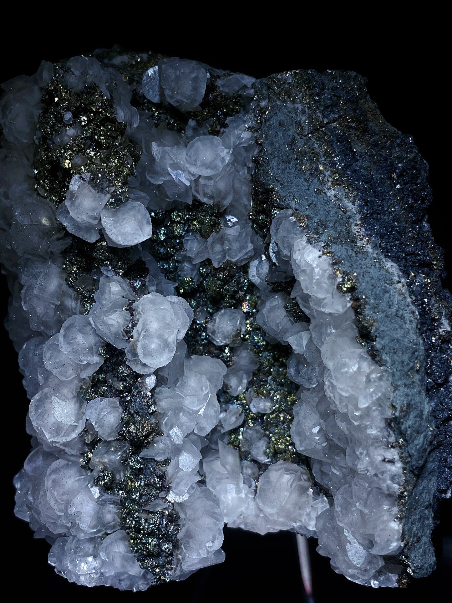 Calcite with pyrite specimen origin Hubei China