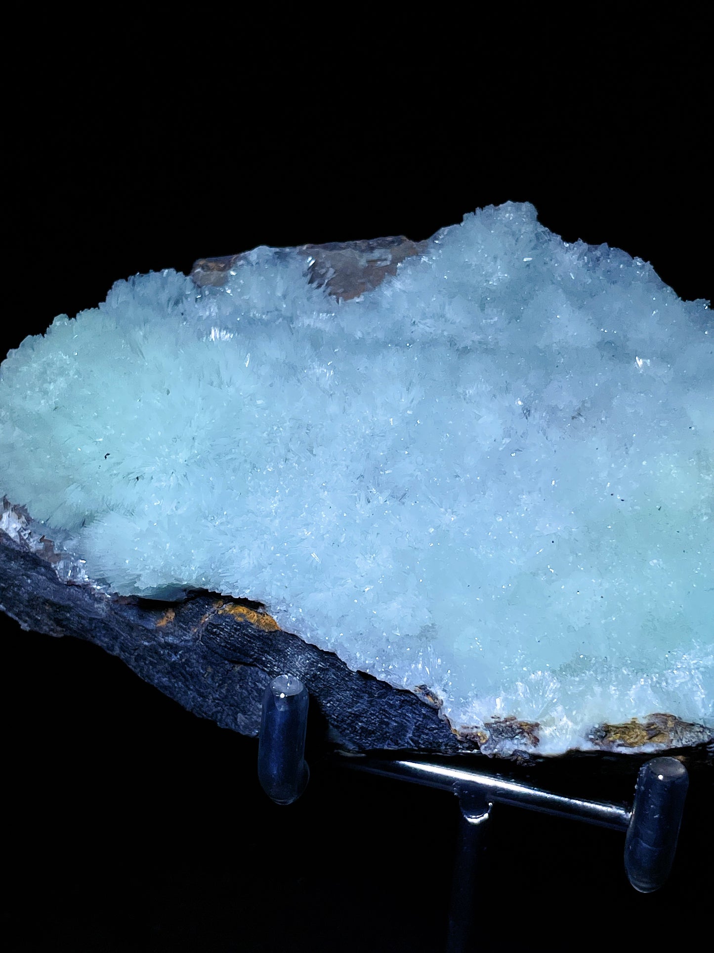 blue aragonite specimen Yunnan China