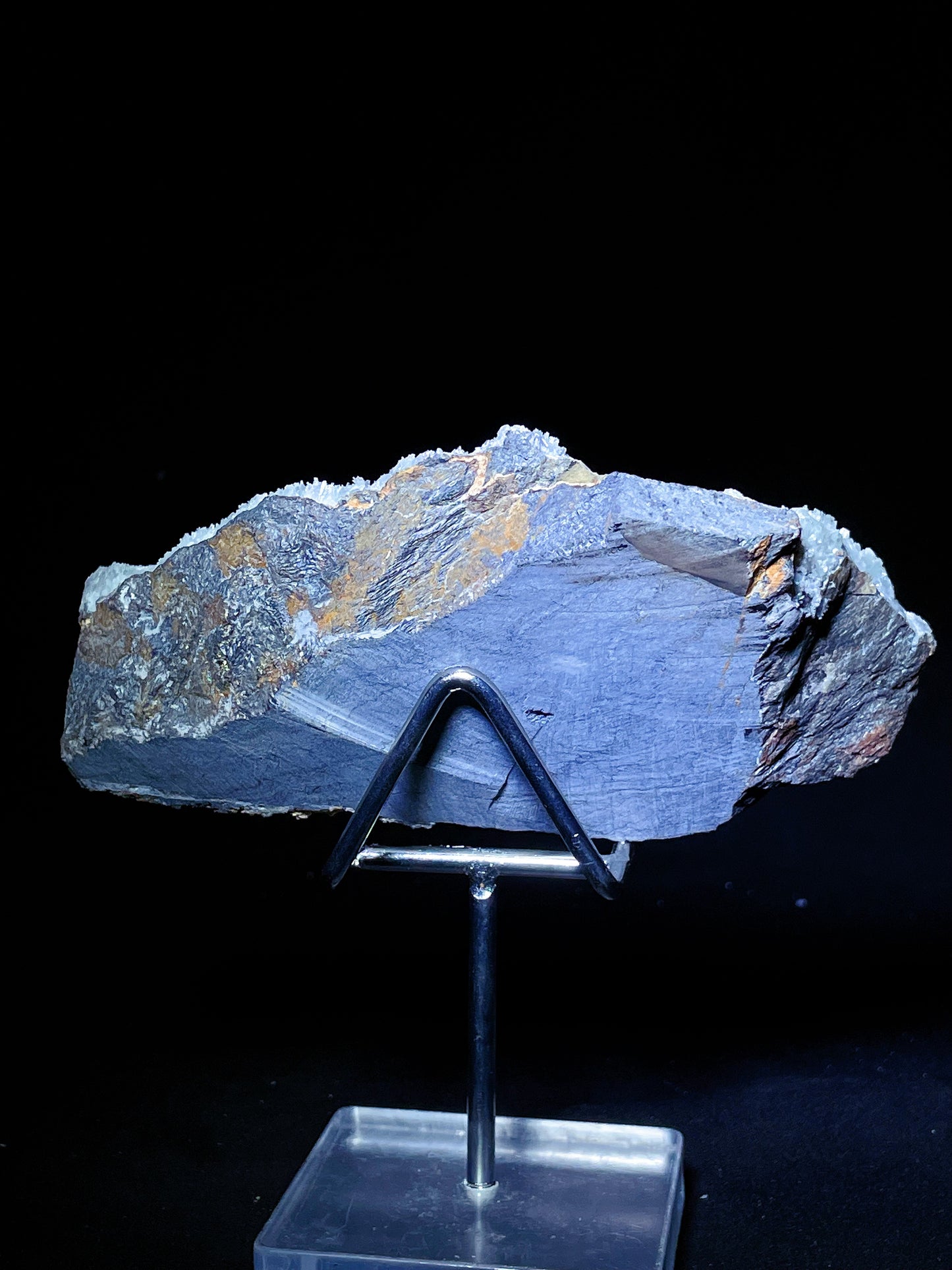 blue aragonite specimen Yunnan China